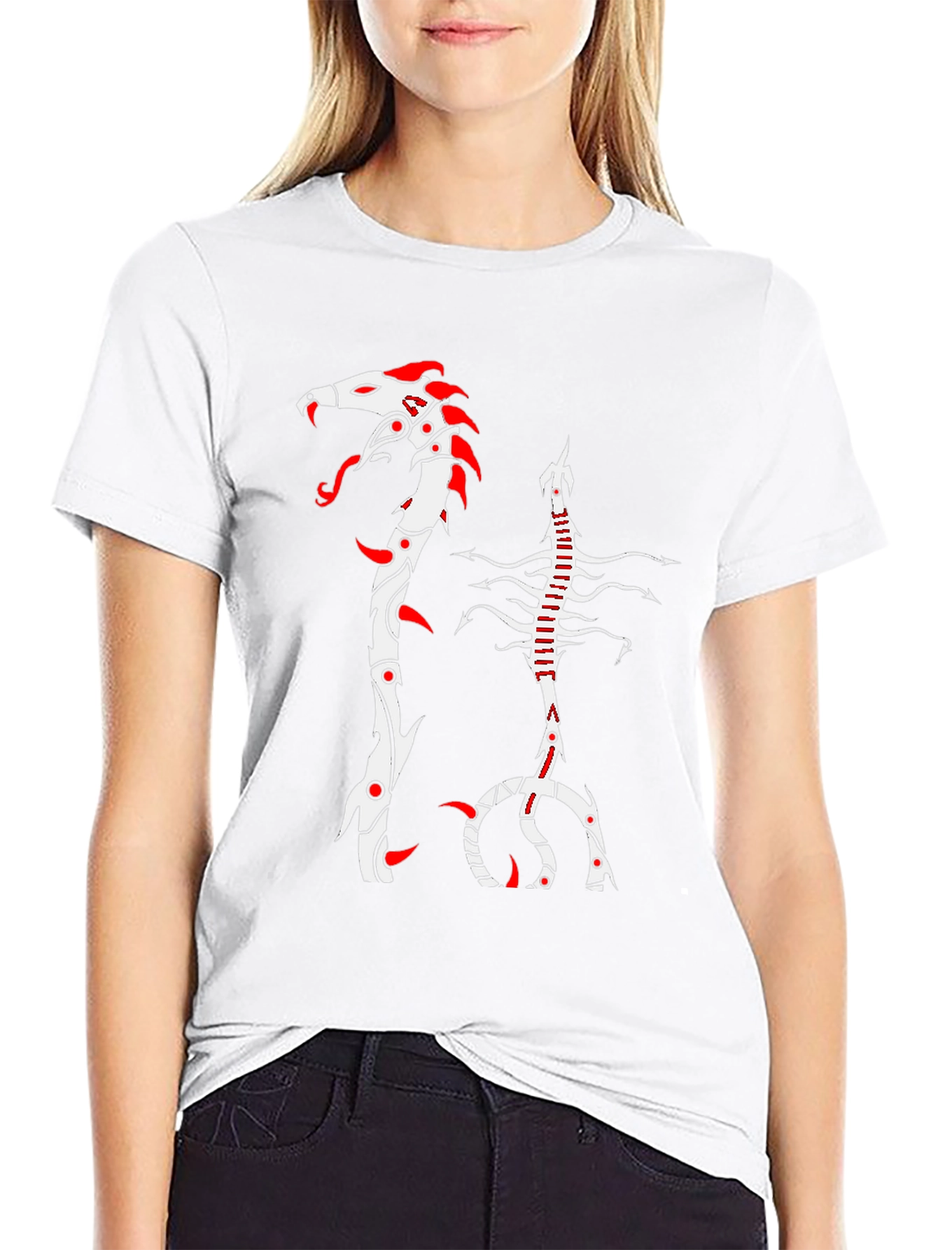 Tribal Snake & Scorpion Graphic Tee