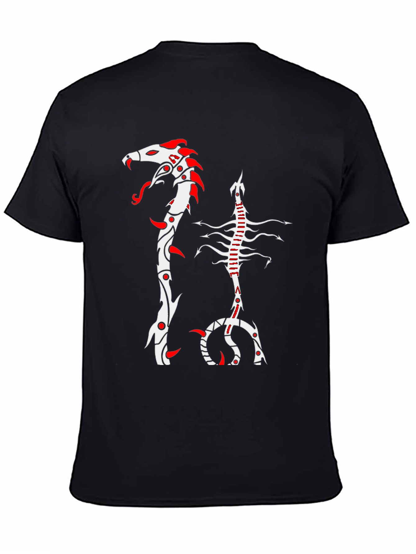 Tribal Snake & Scorpion Graphic Tee