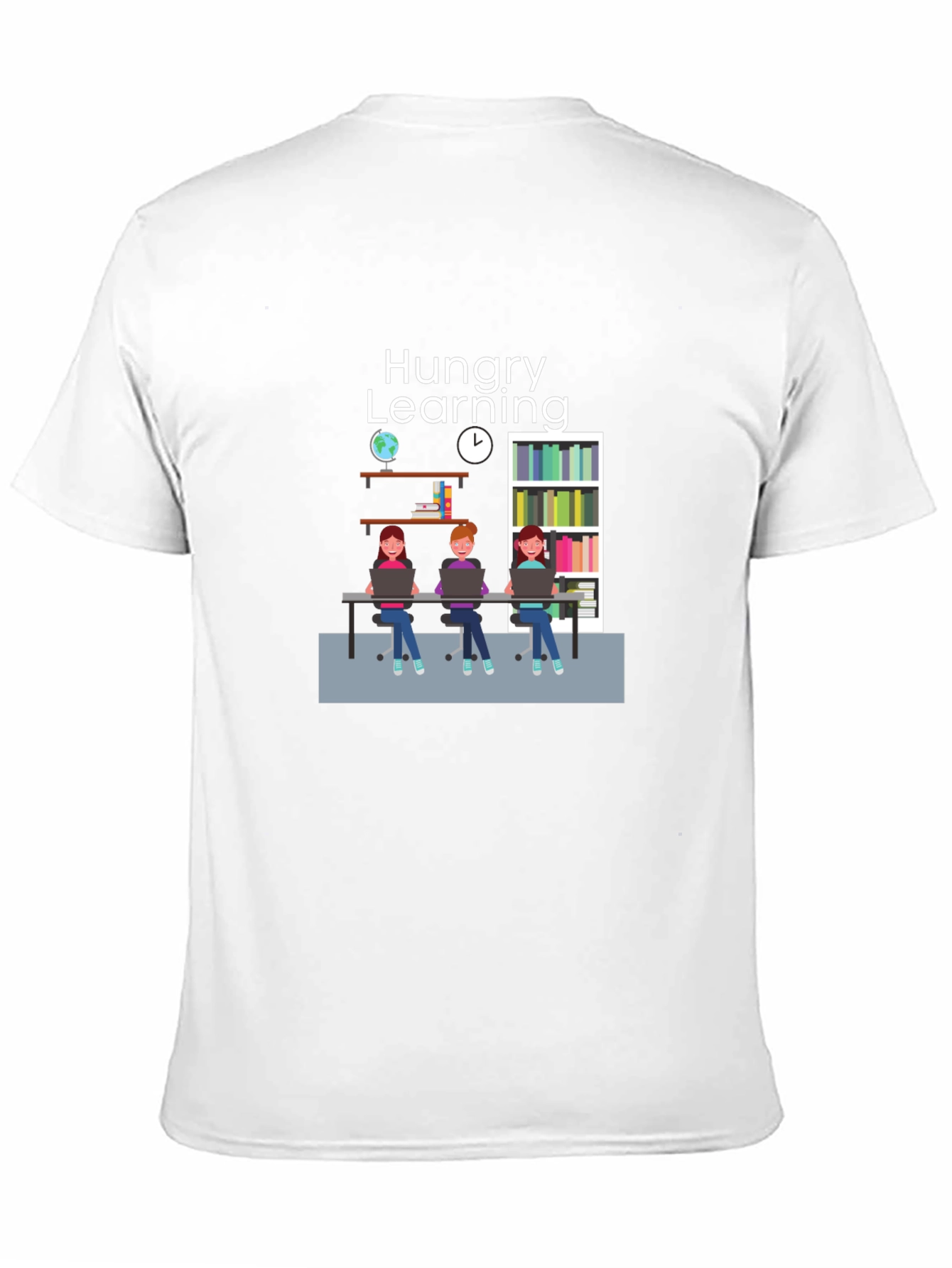 Hungry Learning Unisex Black T-Shirt