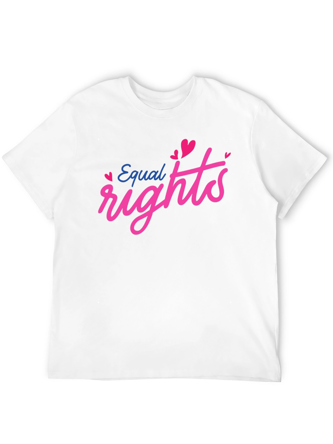 Equal Rights Heart Graphic Black Tee