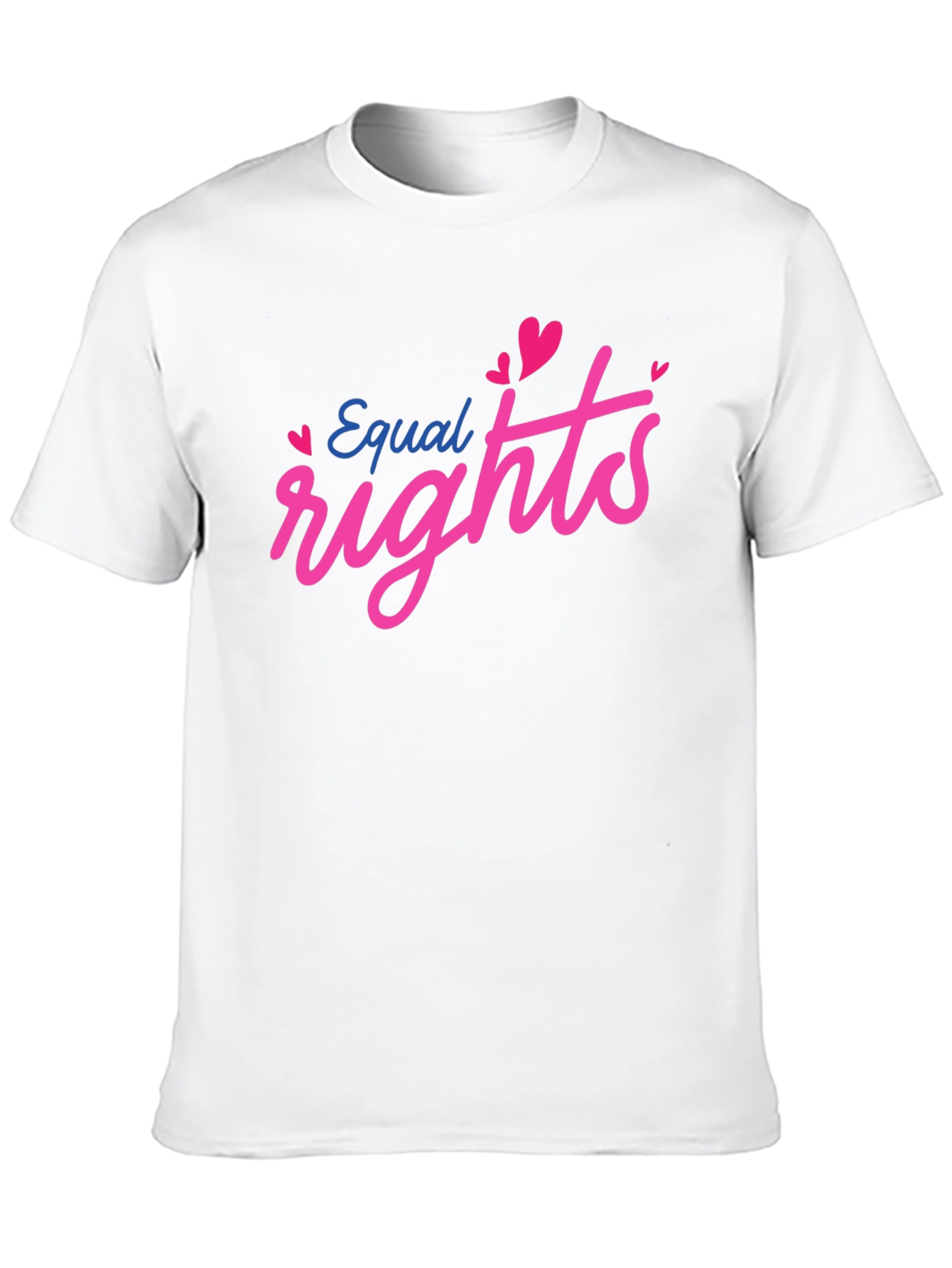 Equal Rights Heart Graphic Black Tee