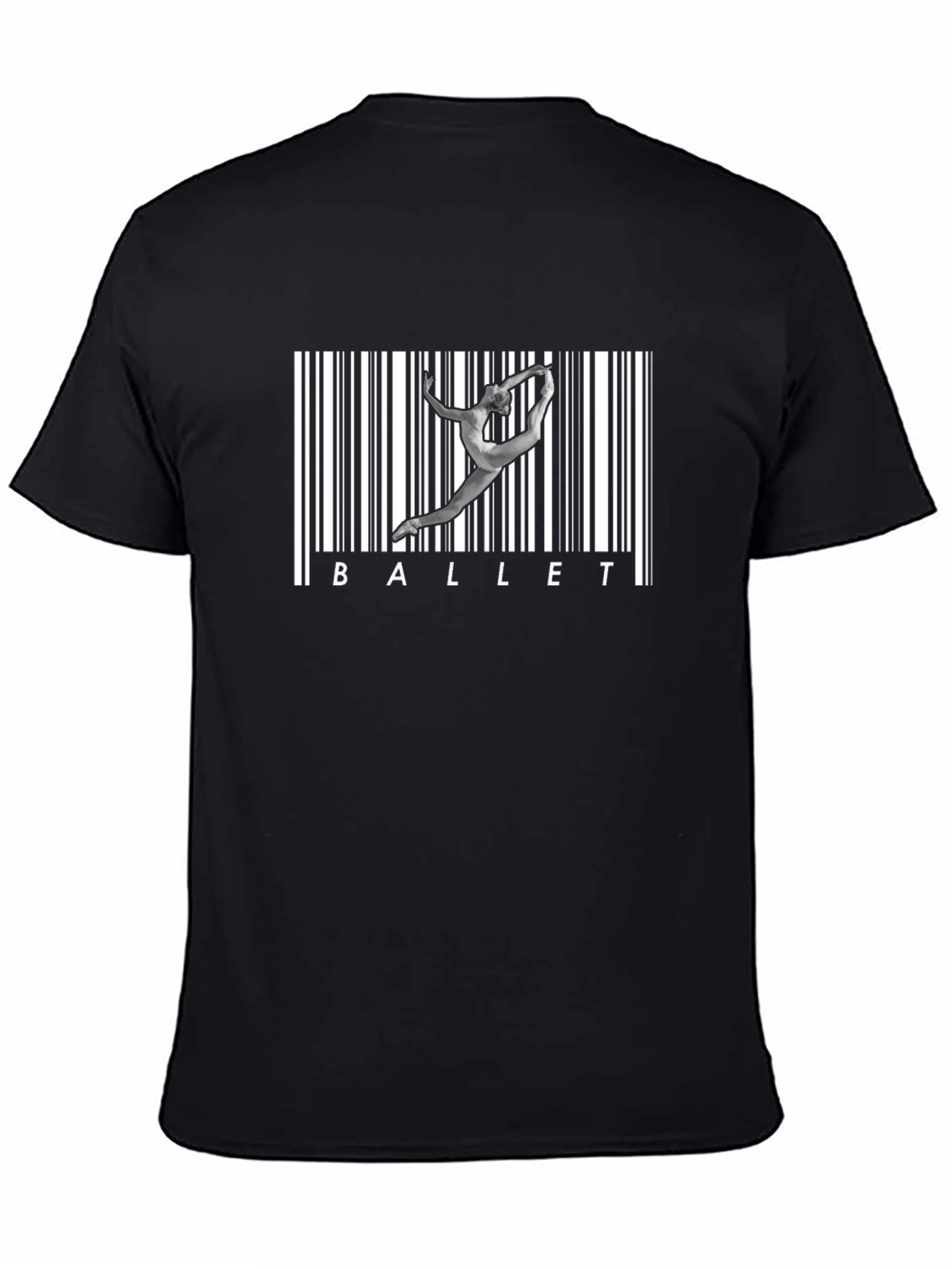 Ballet Barcode Graphic Tee - Dancer Shirt