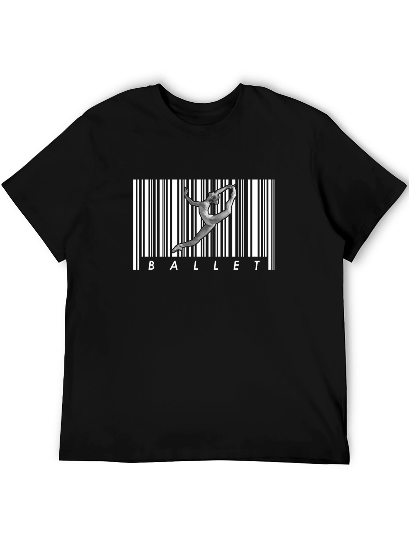 Ballet Barcode Graphic Tee - Dancer Shirt