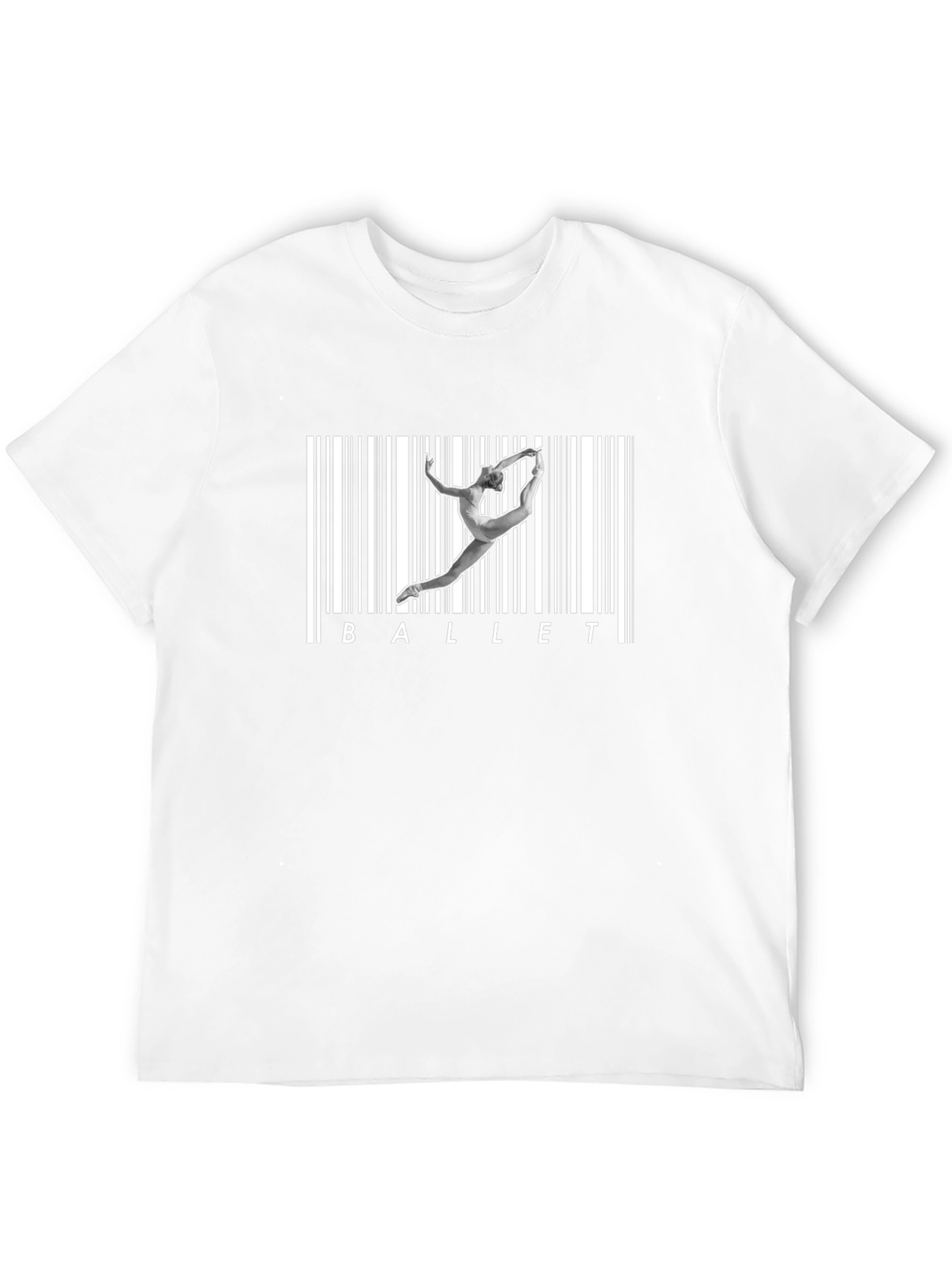 Ballet Barcode Graphic Tee - Dancer Shirt