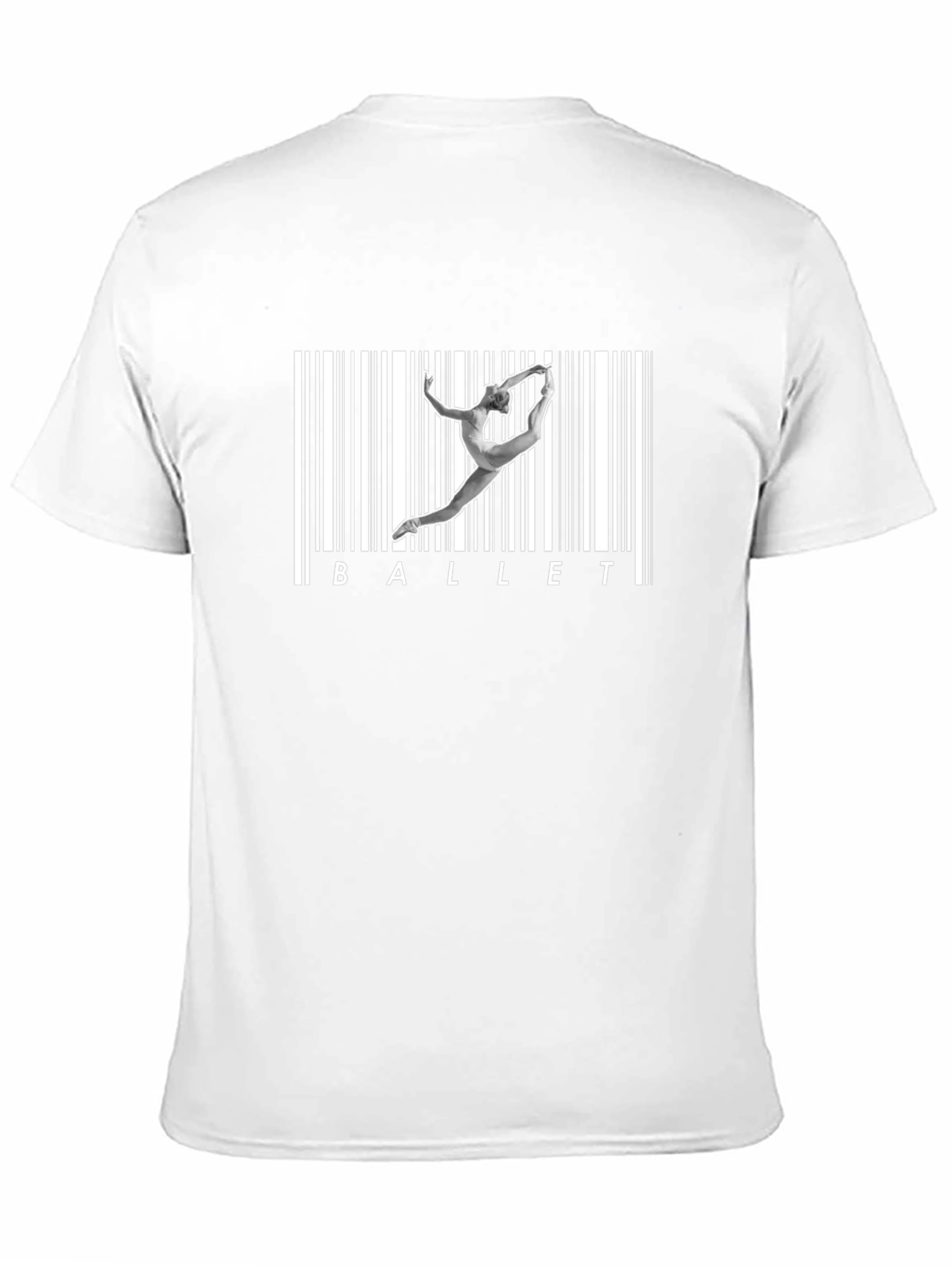 Ballet Barcode Graphic Tee - Dancer Shirt