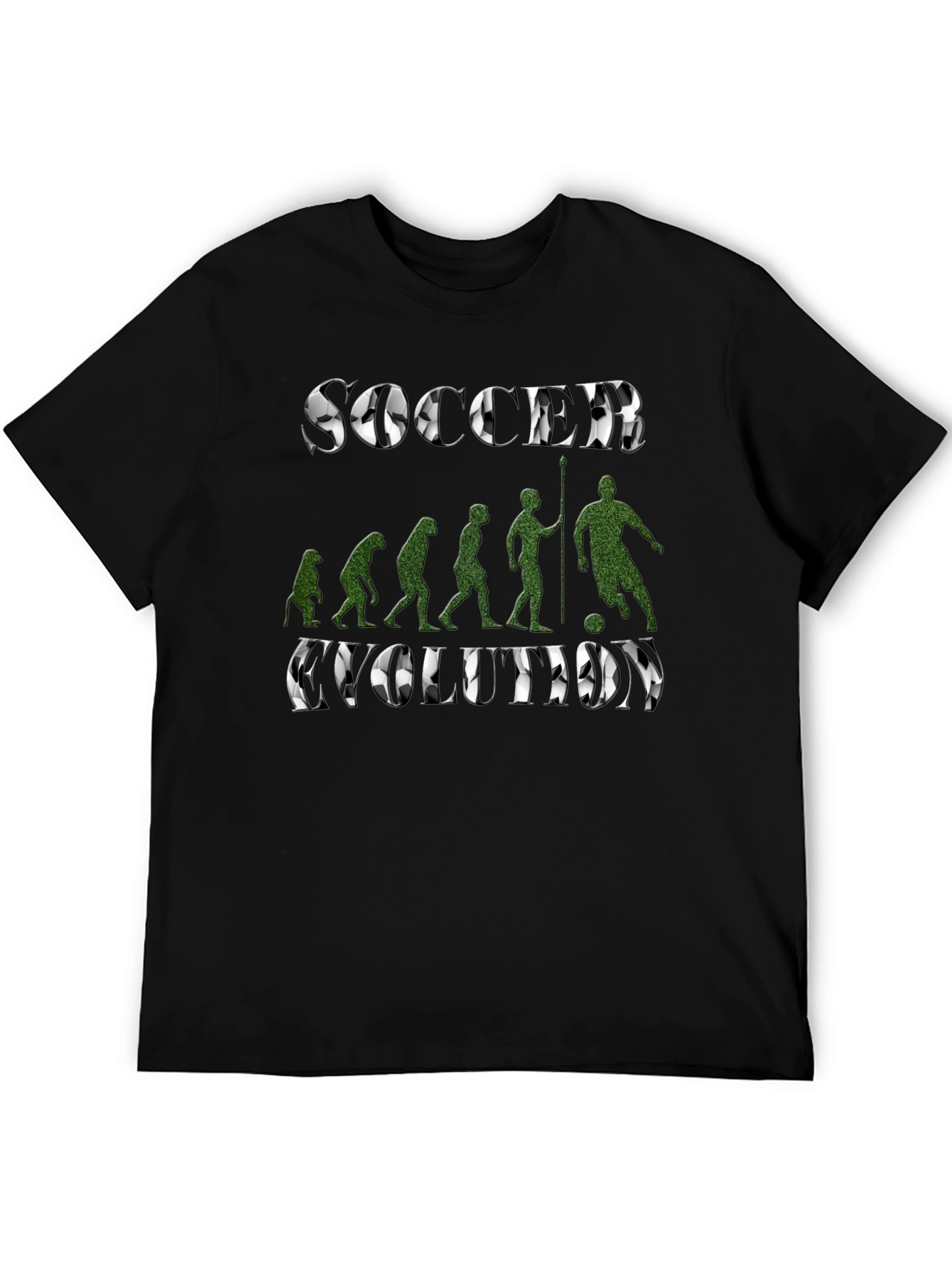 Soccer Evolution T-Shirt - Black