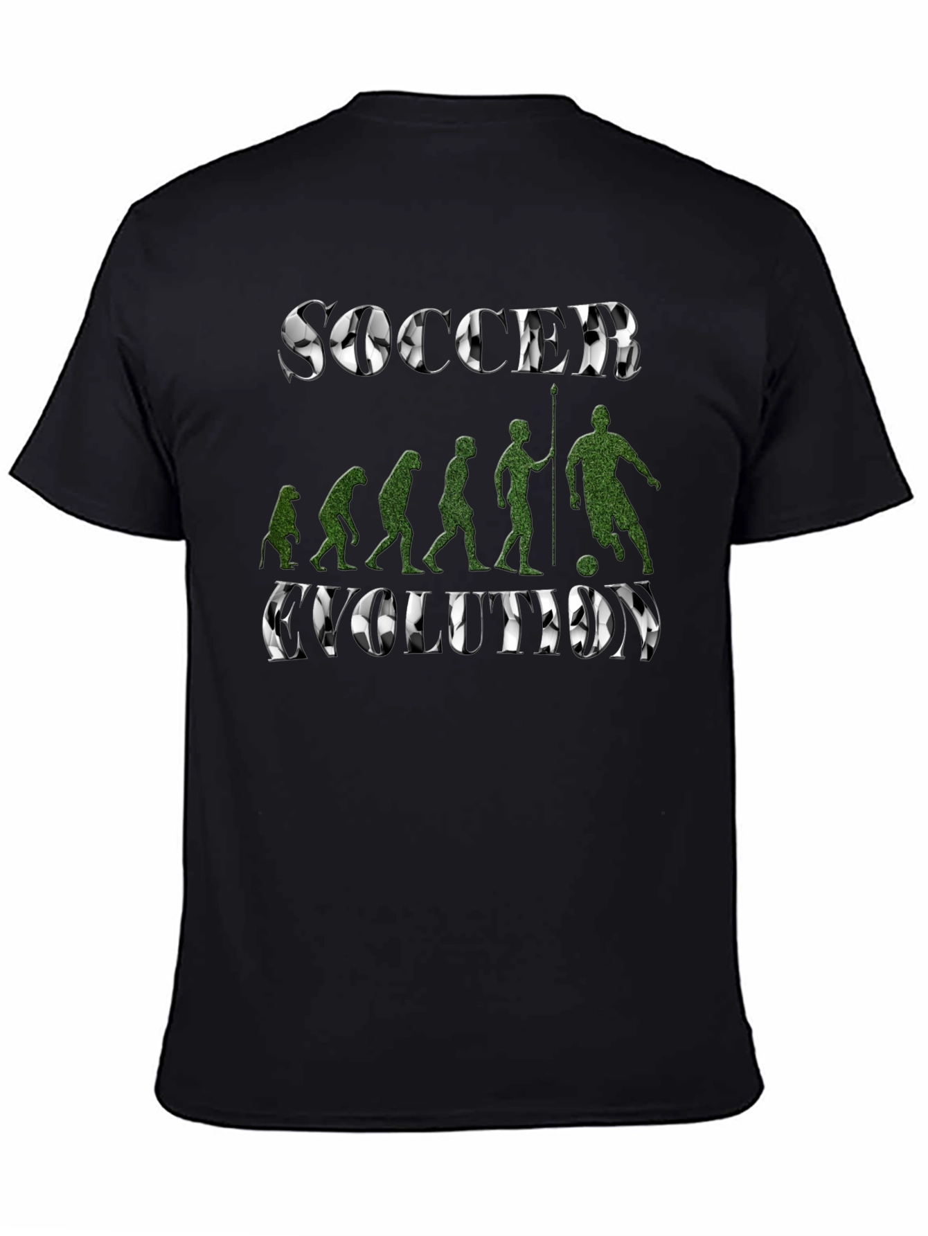 Soccer Evolution T-Shirt - Black