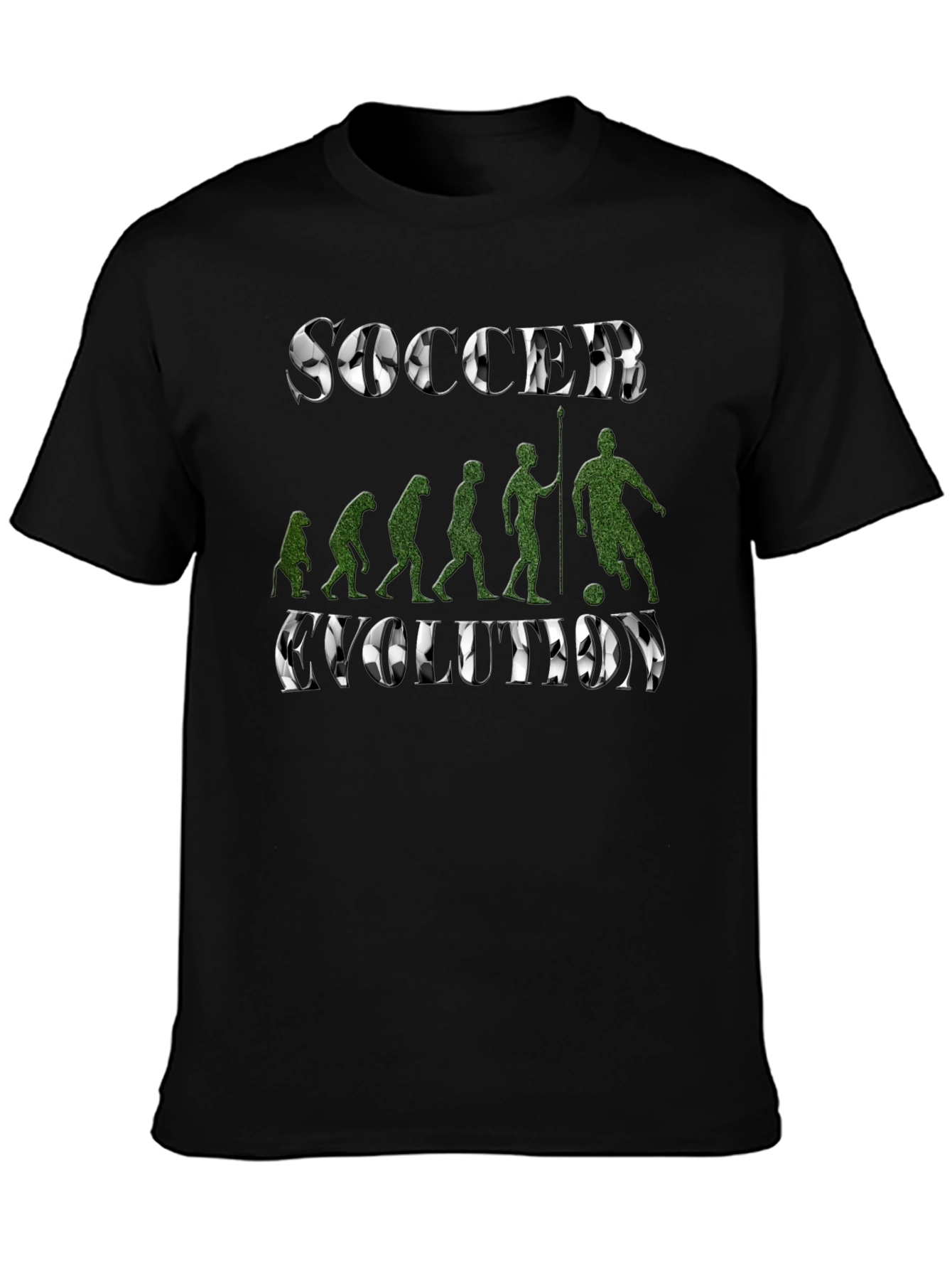 Soccer Evolution T-Shirt - Black