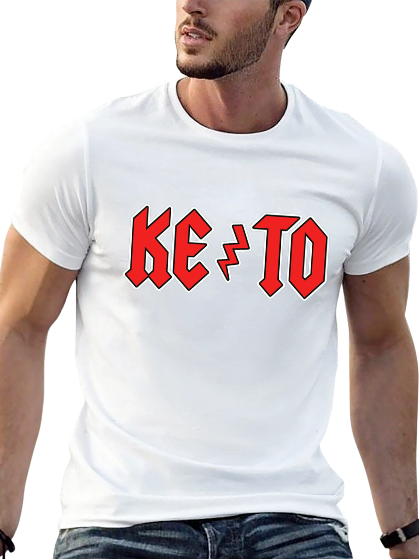 KETO Rock Band Style Black T-Shirt