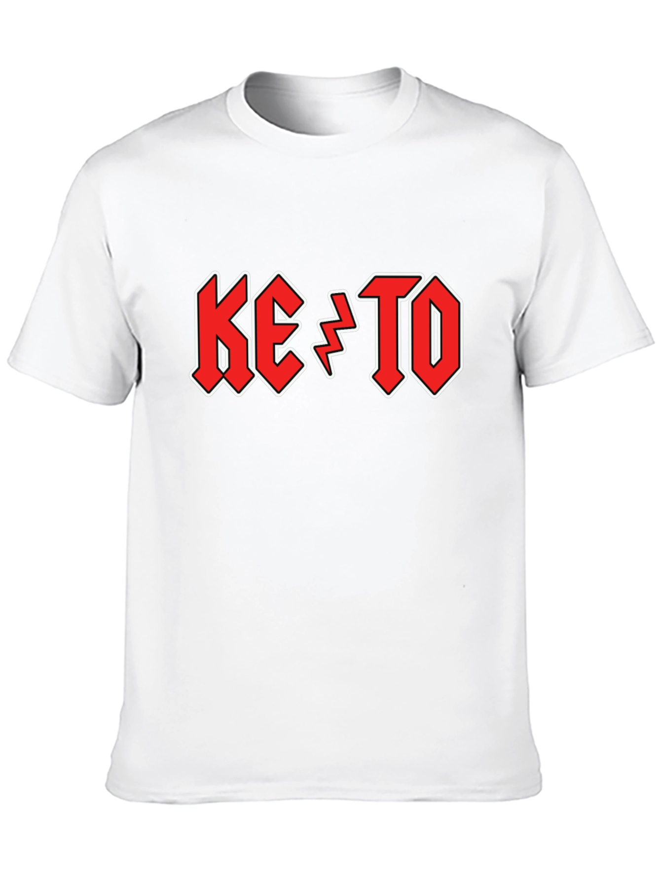 KETO Rock Band Style Black T-Shirt