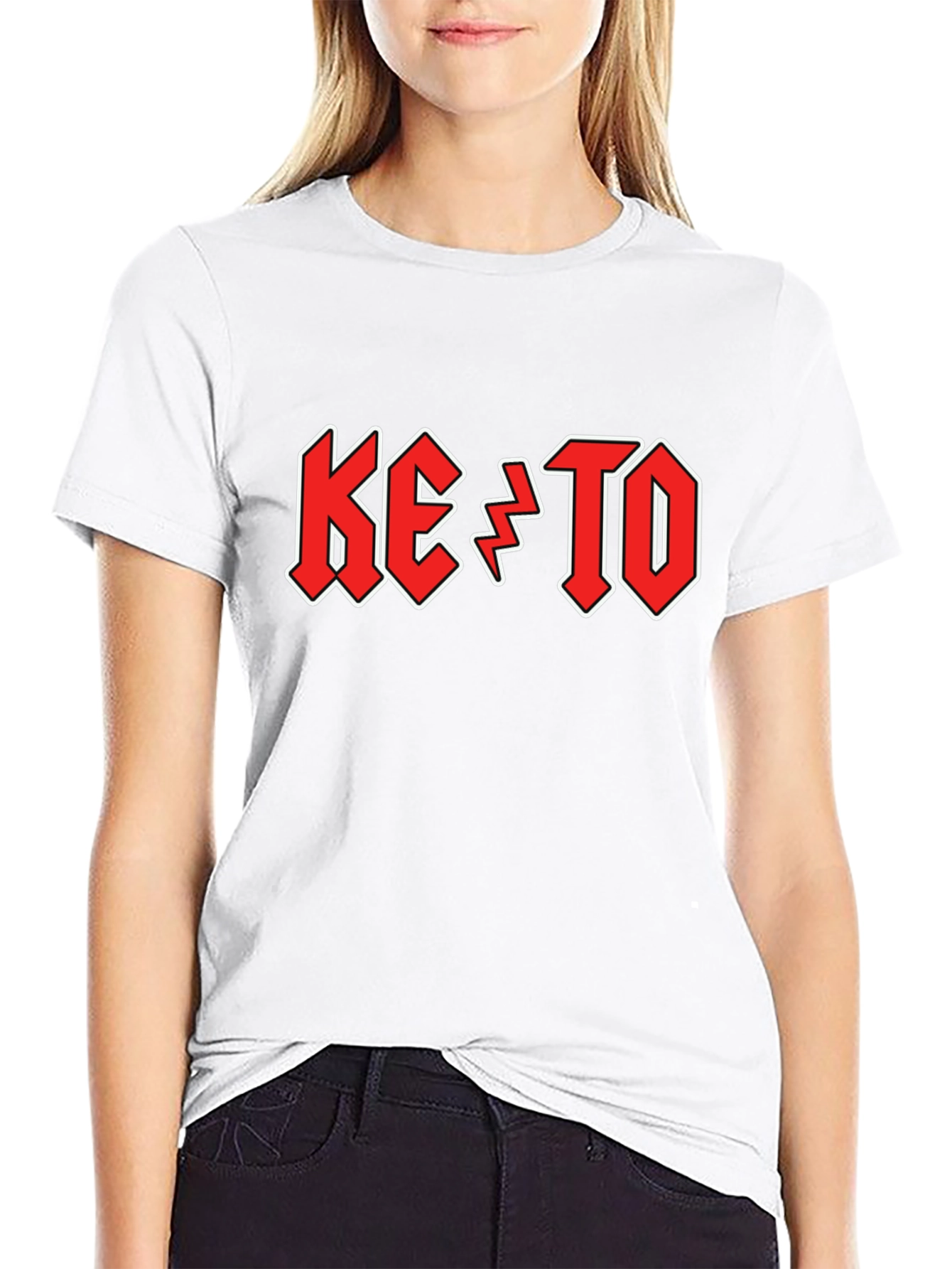 KETO Rock Band Style Black T-Shirt