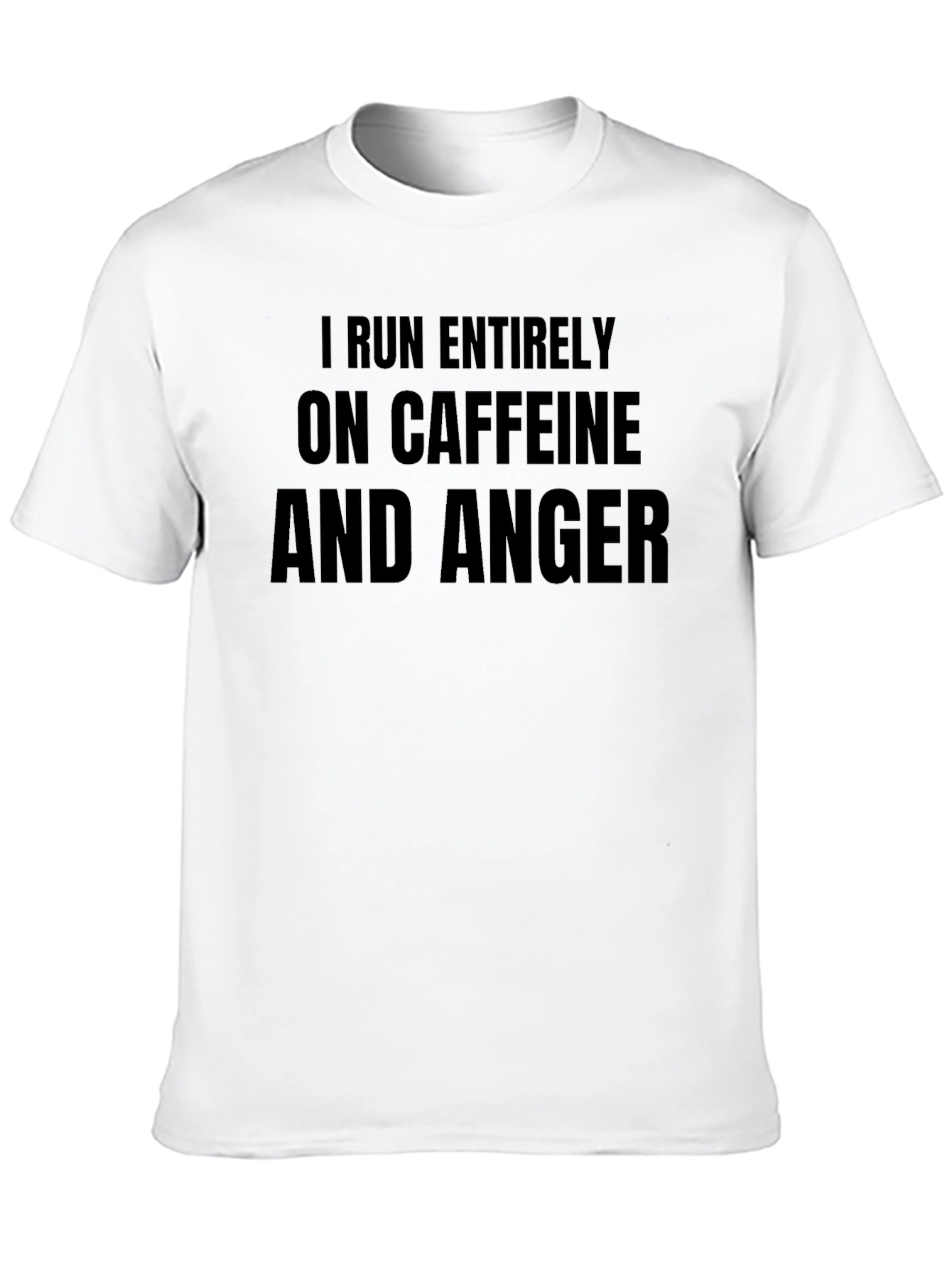 Caffeine & Anger T-Shirt - Funny Slogan Tee