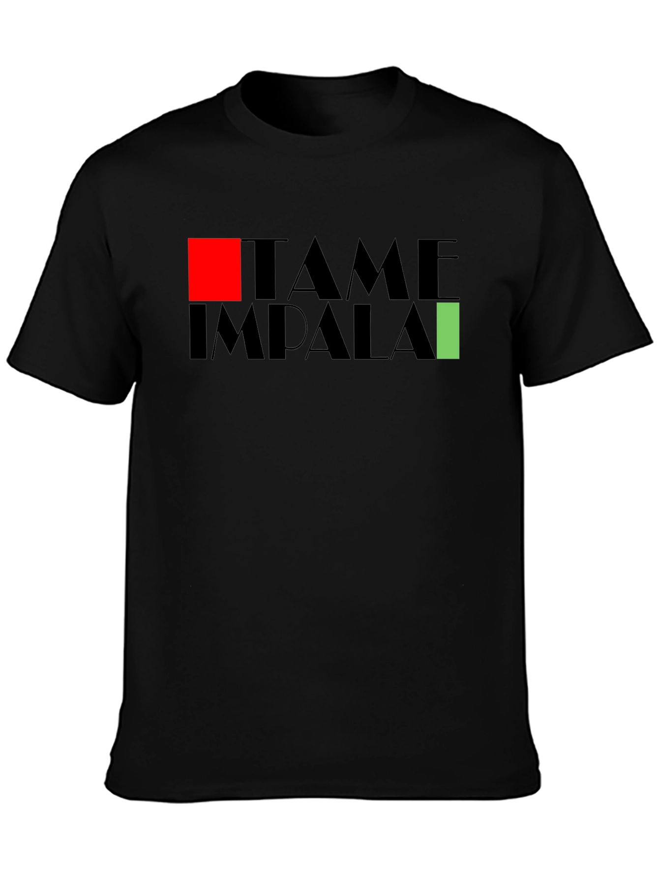 Tame Impala Graphic Tee - Black Cotton Blend