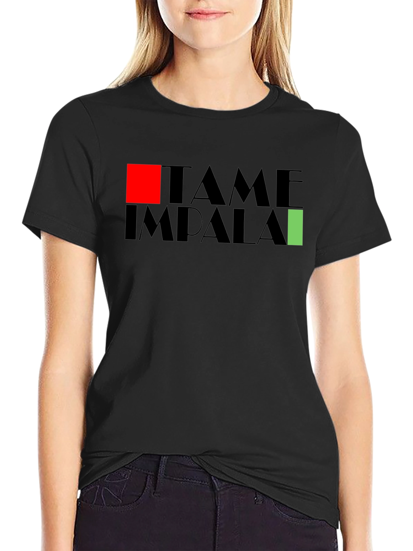 Tame Impala Graphic Tee - Black Cotton Blend