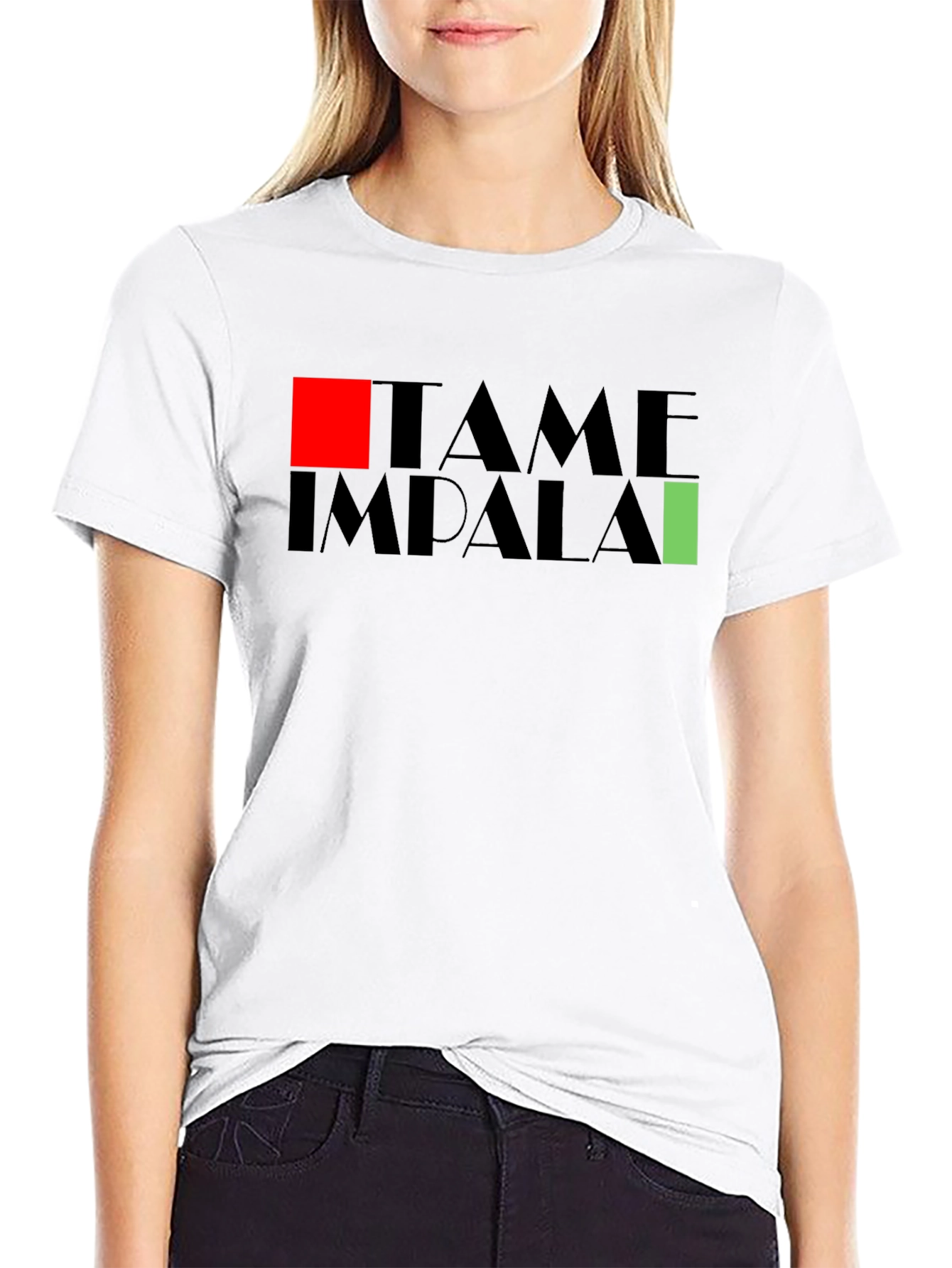Tame Impala Graphic Tee - Black Cotton Blend