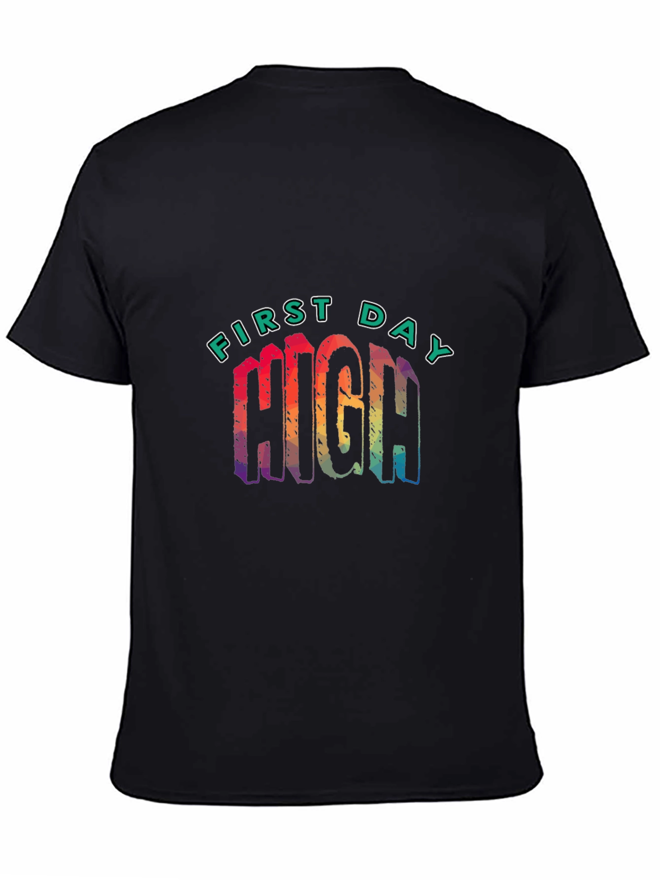 First Day High Graphic Tee - Black