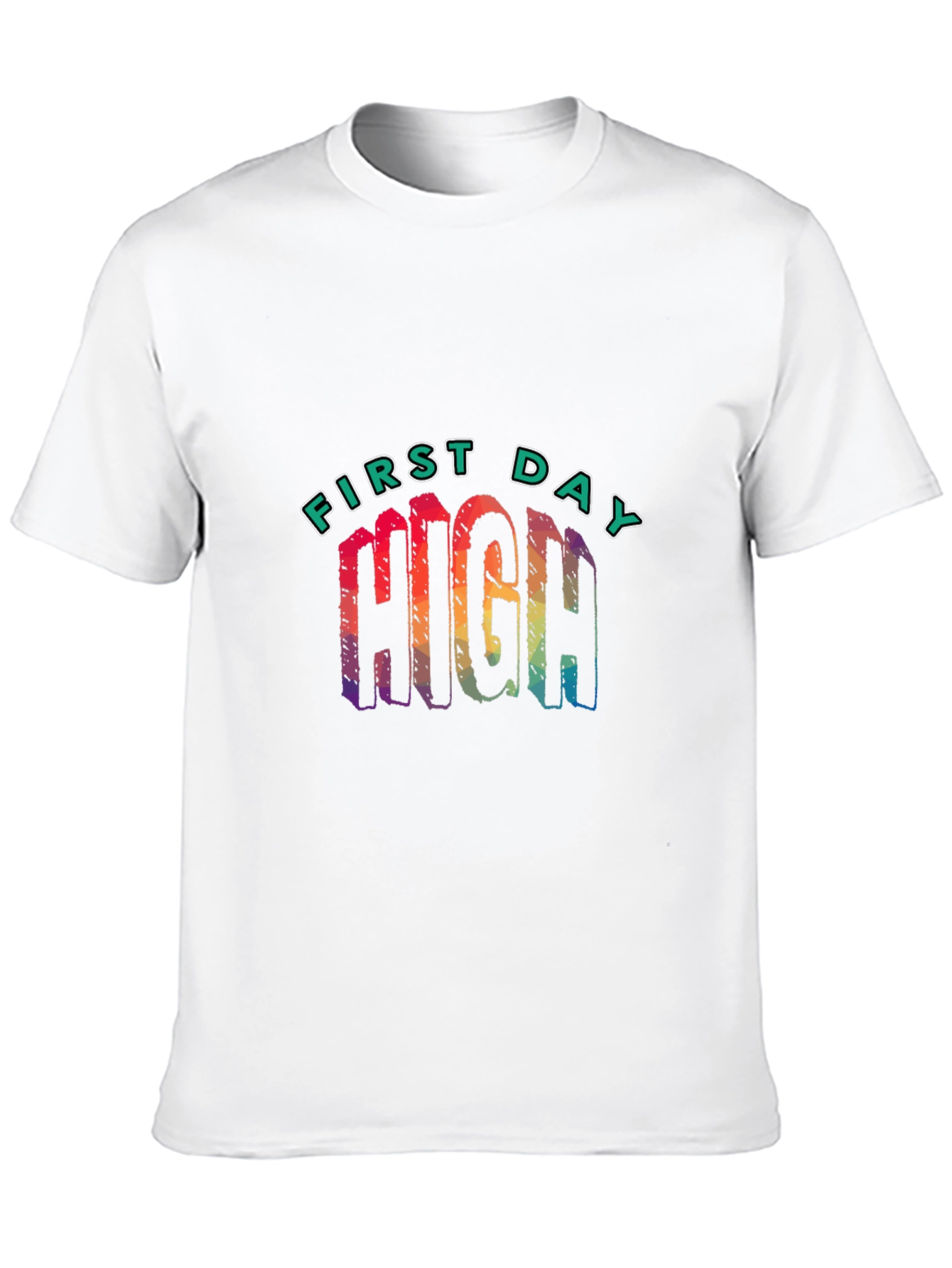 First Day High Graphic Tee - Black