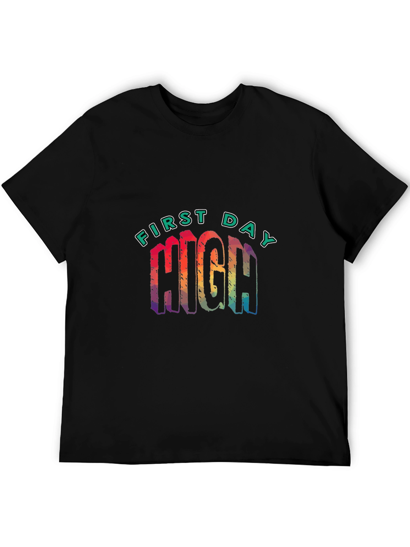 First Day High Graphic Tee - Black