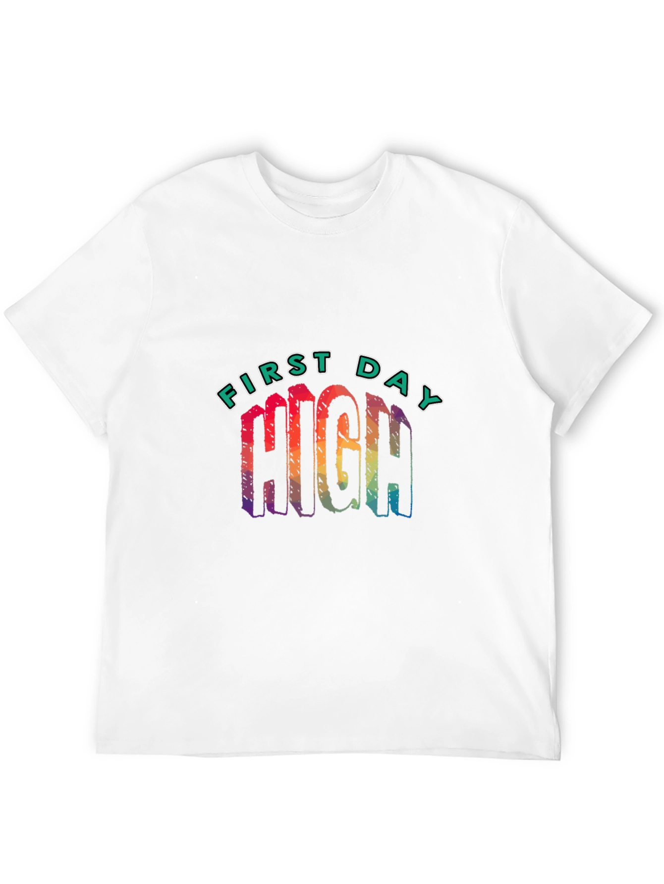 First Day High Graphic Tee - Black