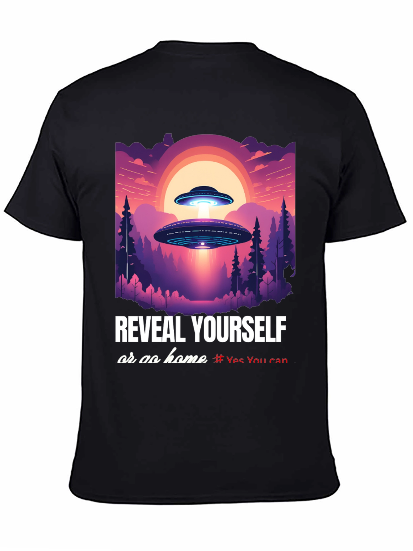 UFO Reveal Yourself Graphic Tee