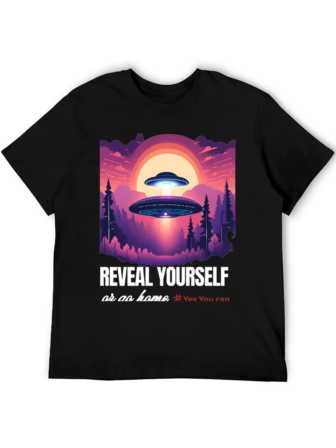 UFO Reveal Yourself Graphic Tee