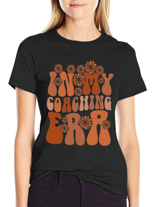 Retro Coaching Era T-Shirt - Floral Design
