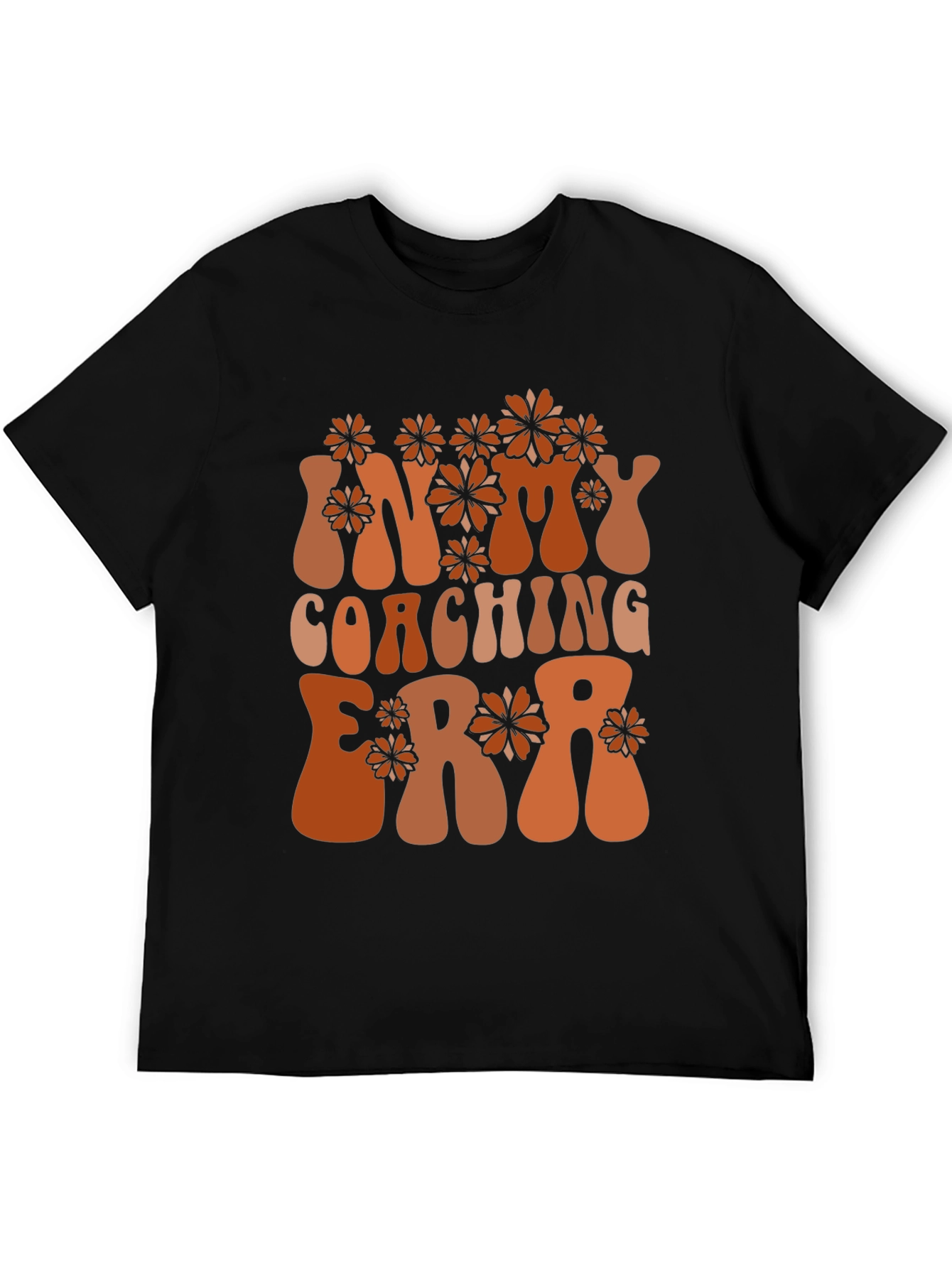 Retro Coaching Era T-Shirt - Floral Design