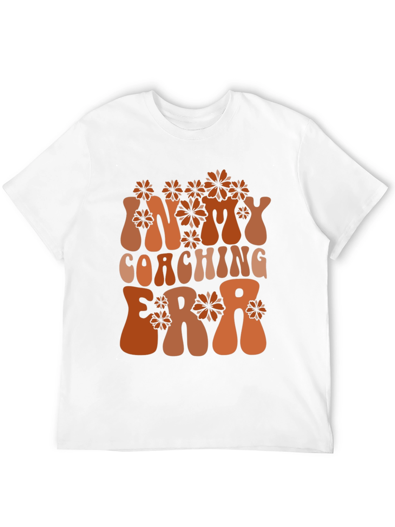 Retro Coaching Era T-Shirt - Floral Design