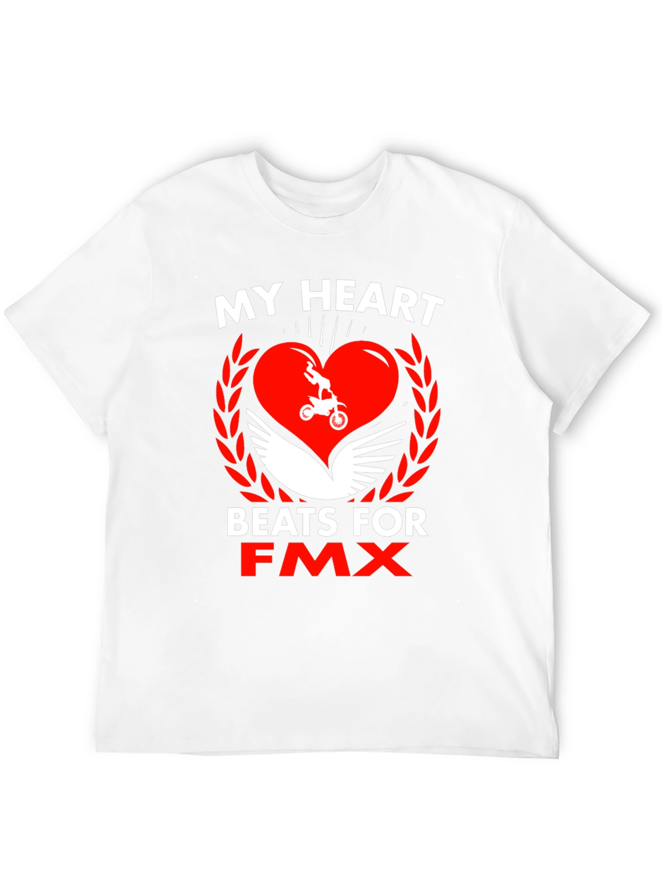 My Heart Beats for FMX Black T-Shirt