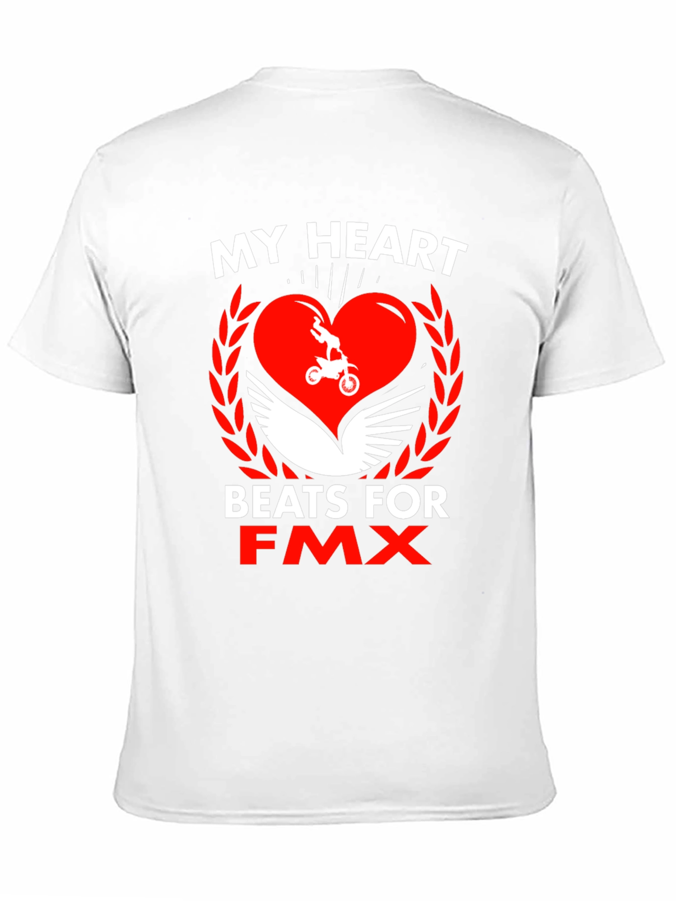 My Heart Beats for FMX Black T-Shirt