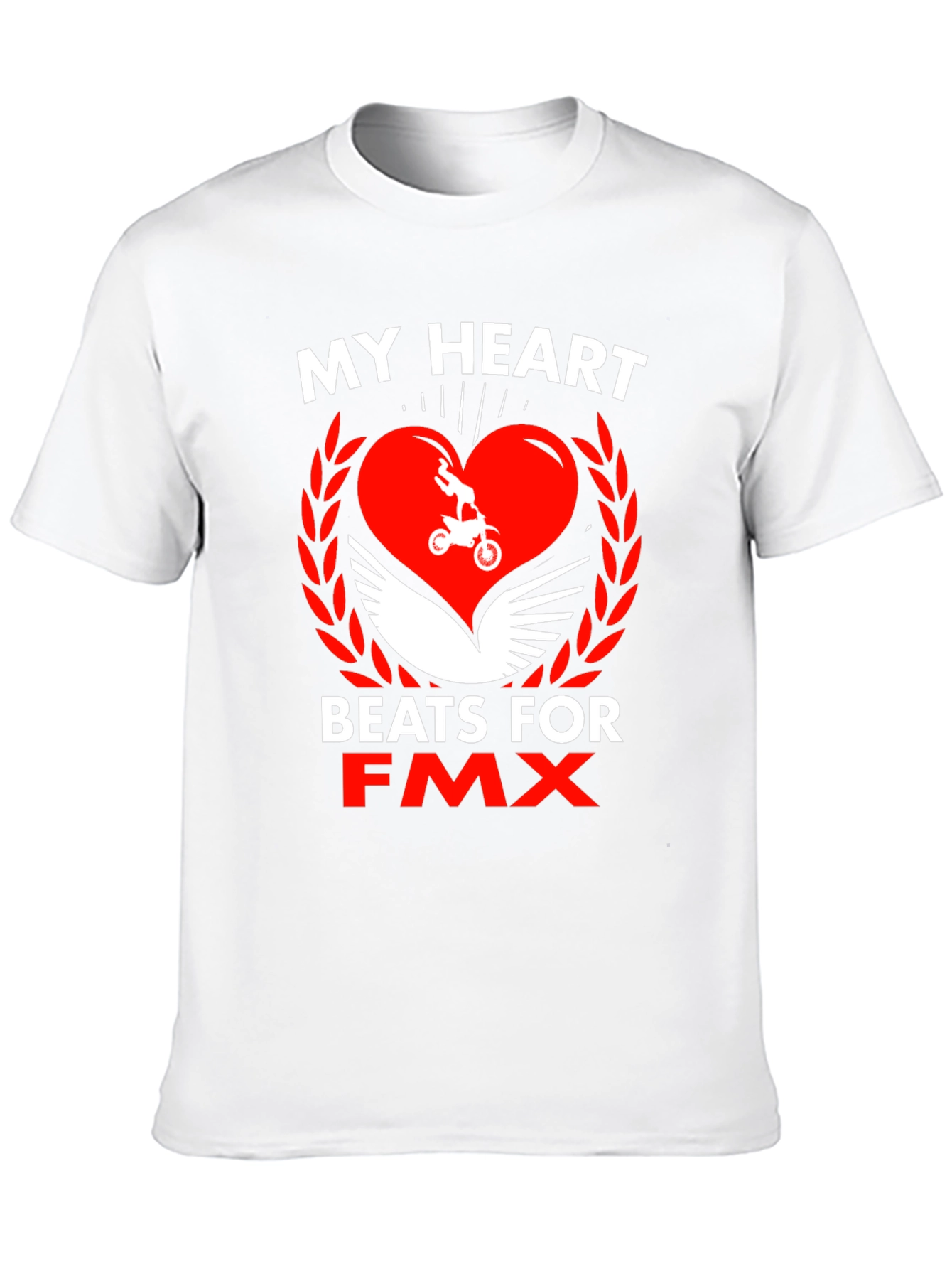 My Heart Beats for FMX Black T-Shirt