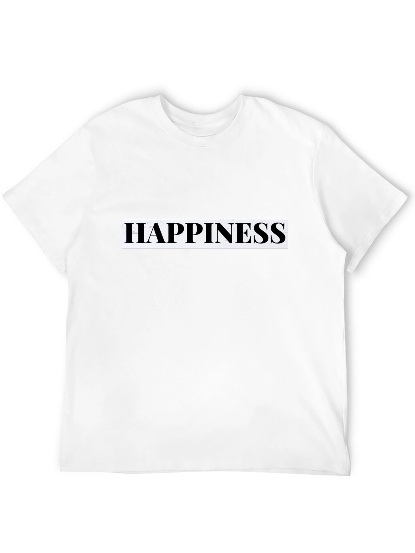 Happiness Black T-Shirt