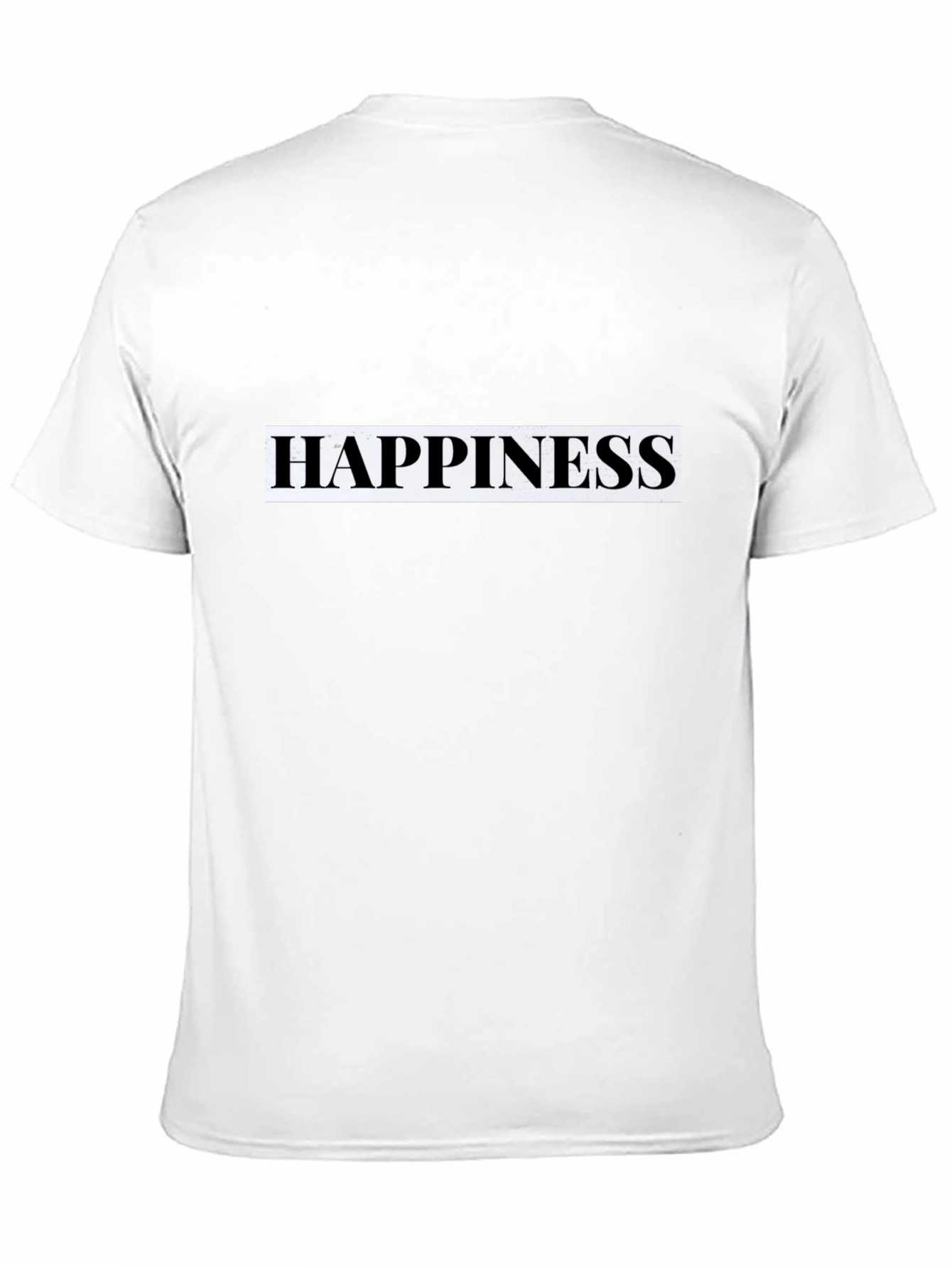 Happiness Black T-Shirt