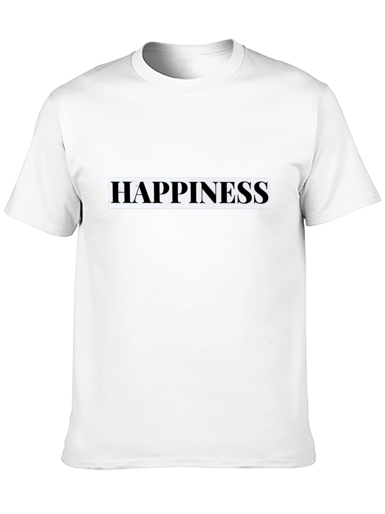 Happiness Black T-Shirt