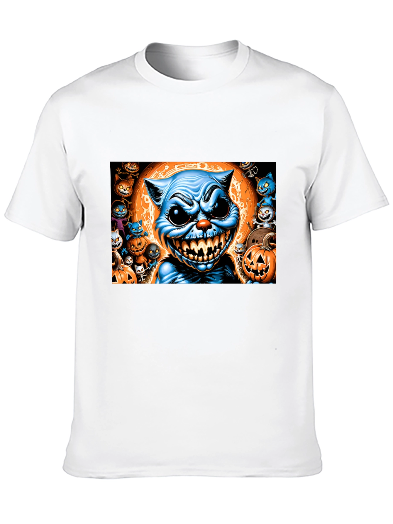 Halloween Cat Graphic Tee