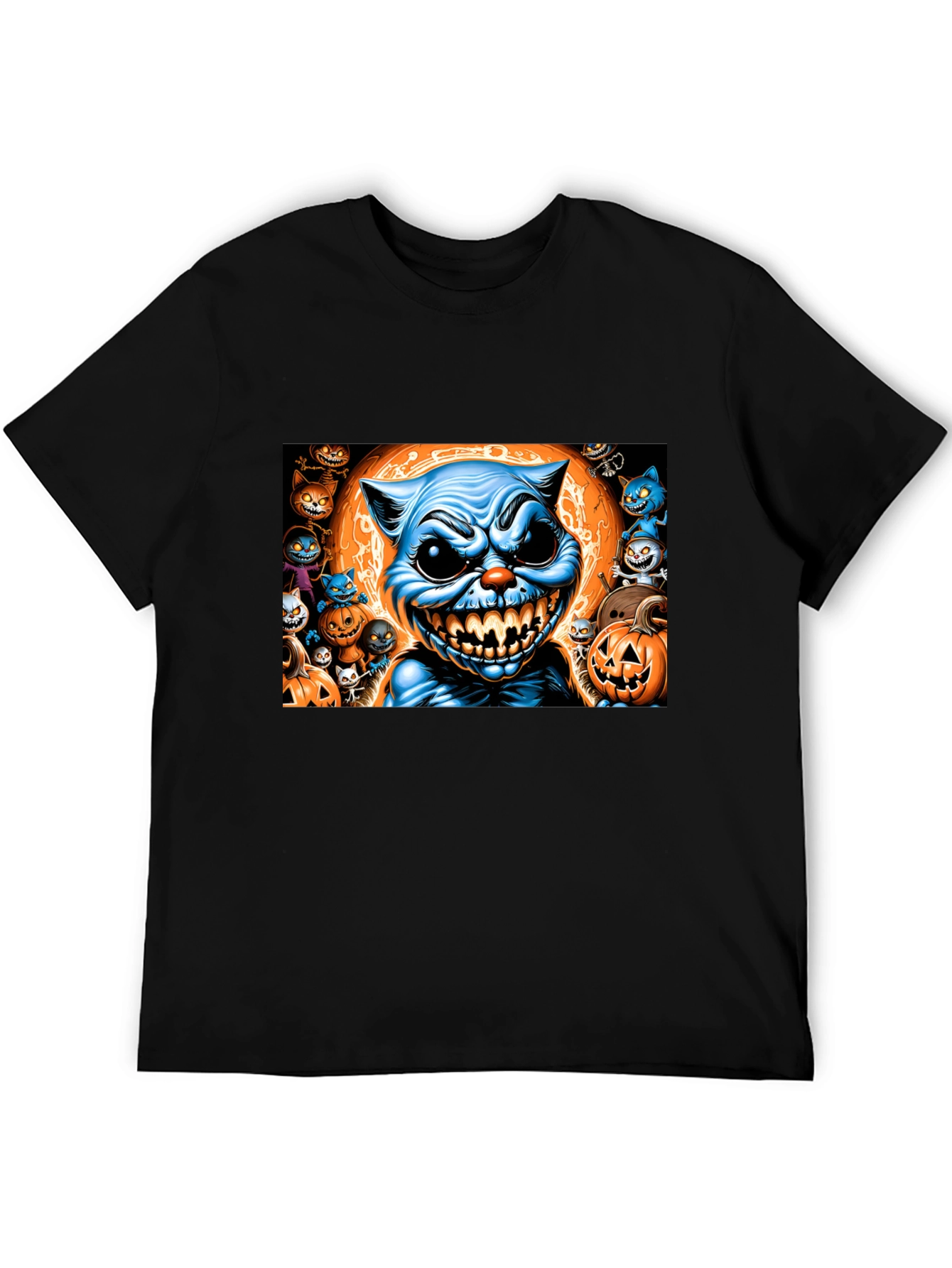 Halloween Cat Graphic Tee