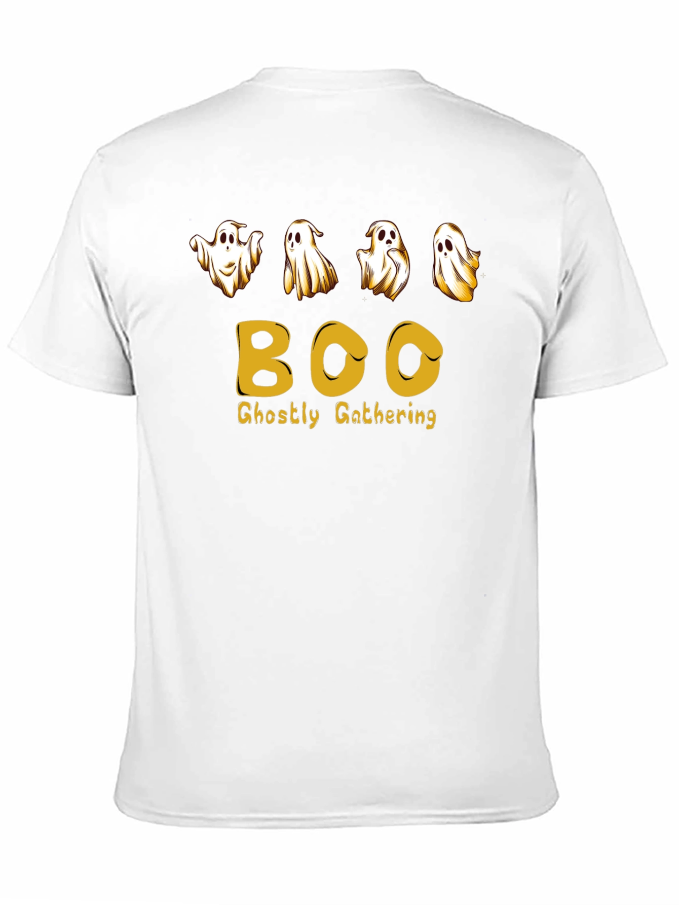 Halloween Ghostly Gathering Black T-Shirt