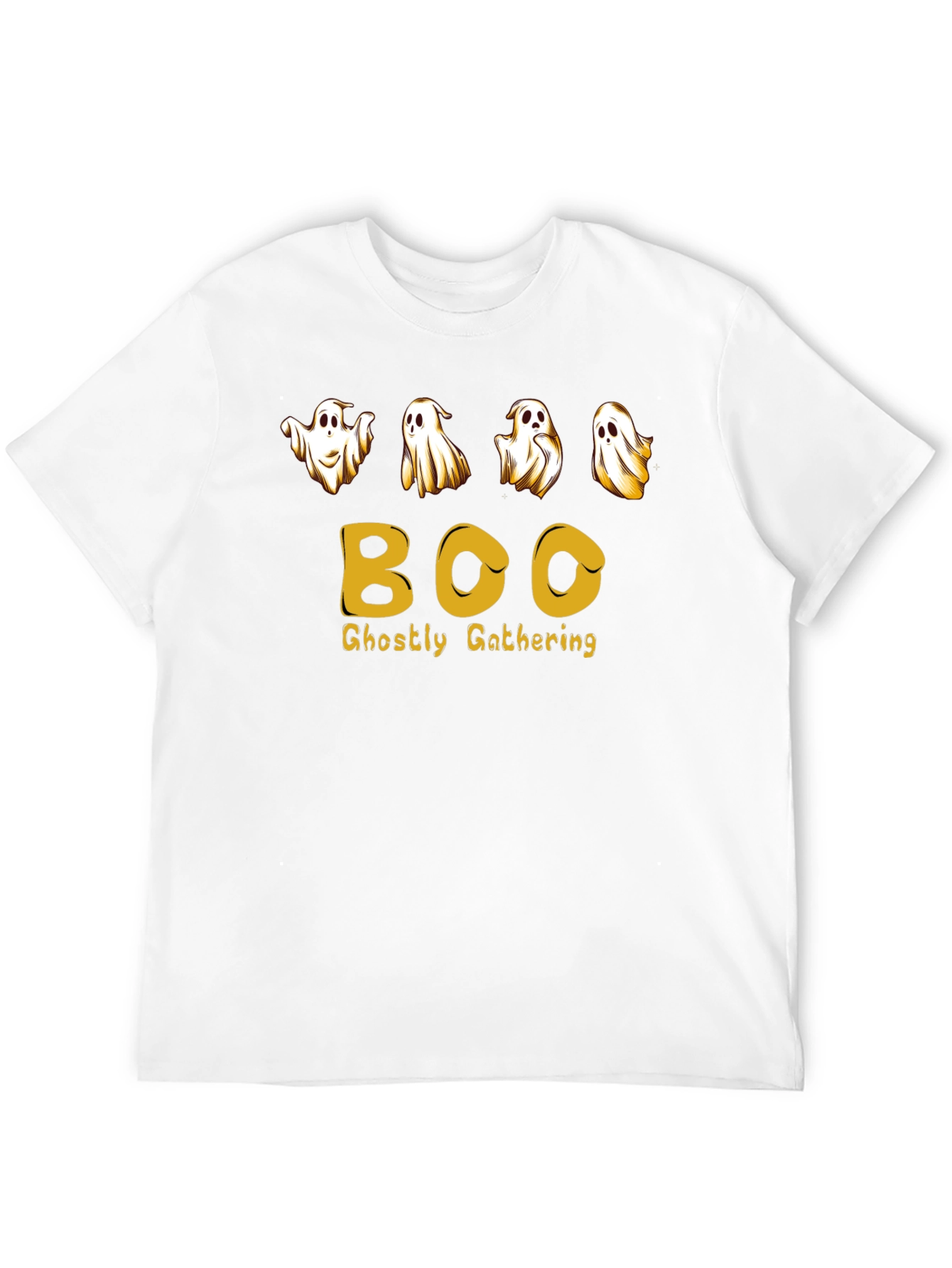 Halloween Ghostly Gathering Black T-Shirt