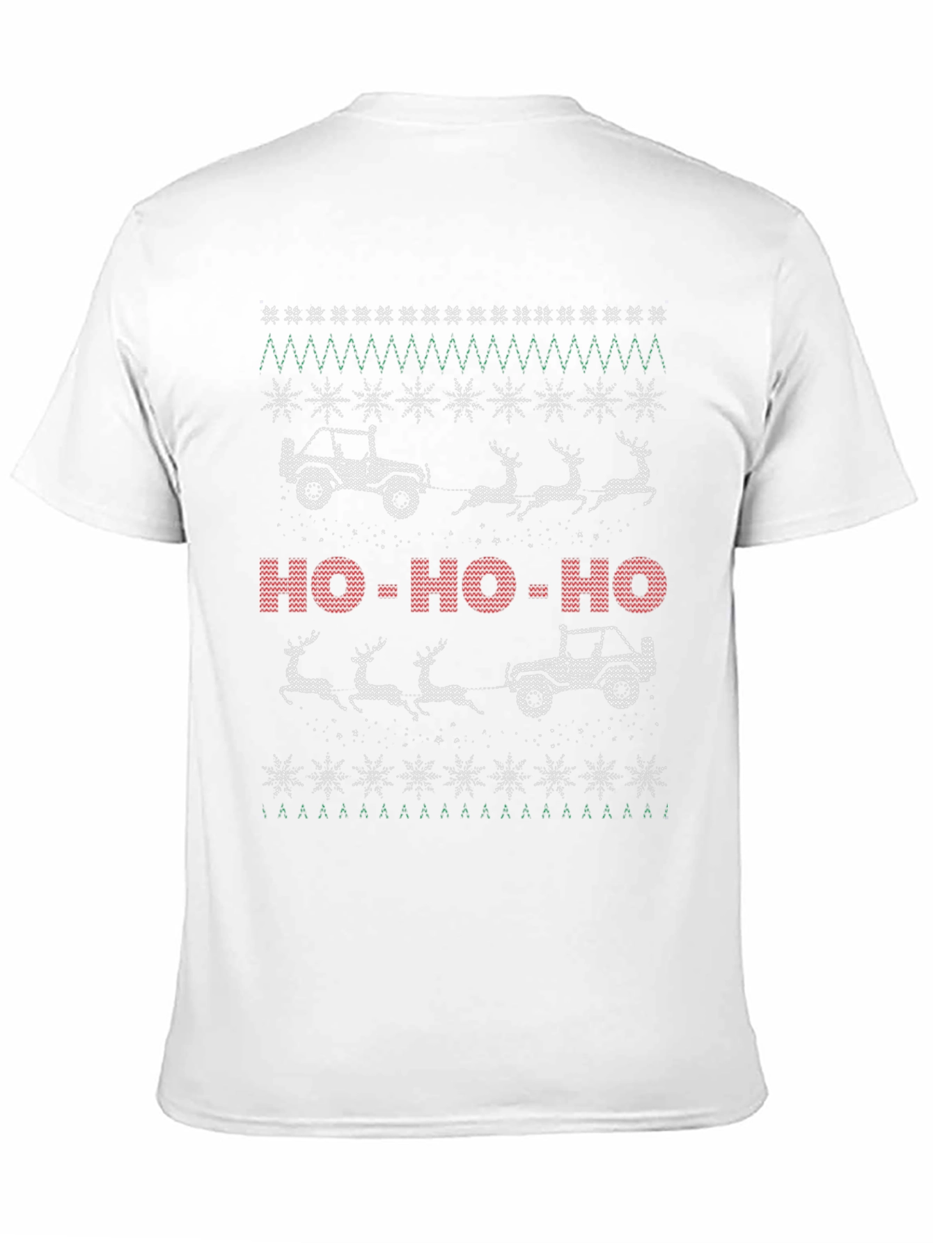 Christmas Jeep Reindeer T-Shirt Holiday Gift