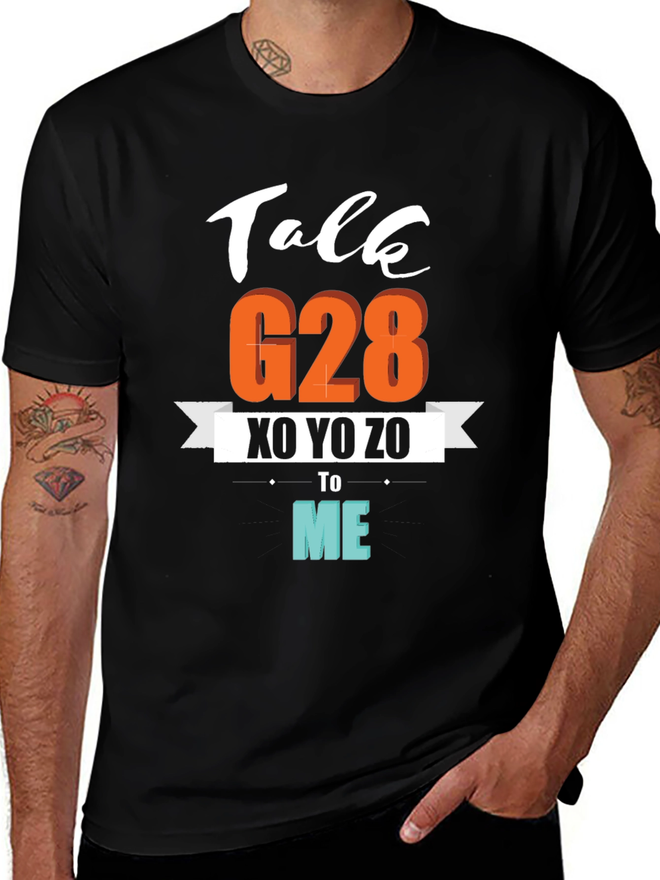 Talk G28 XO YO ZO to Me Graphic T-Shirt