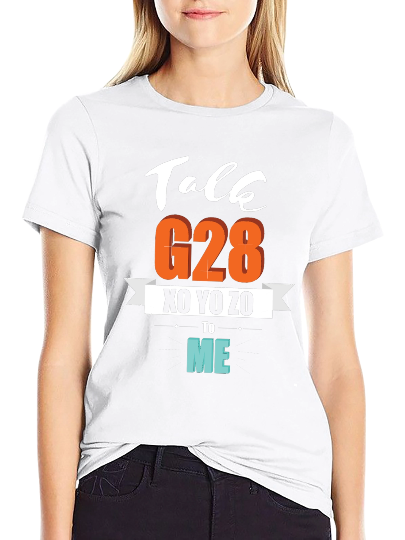 Talk G28 XO YO ZO to Me Graphic T-Shirt