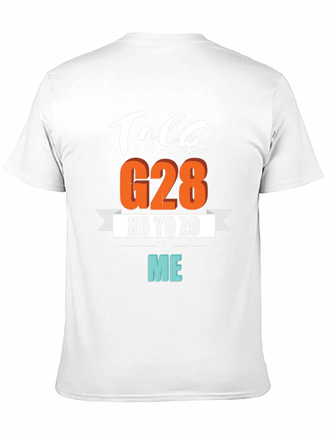 Talk G28 XO YO ZO to Me Graphic T-Shirt