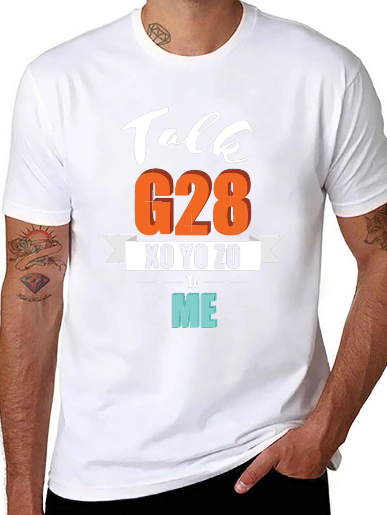 Talk G28 XO YO ZO to Me Graphic T-Shirt