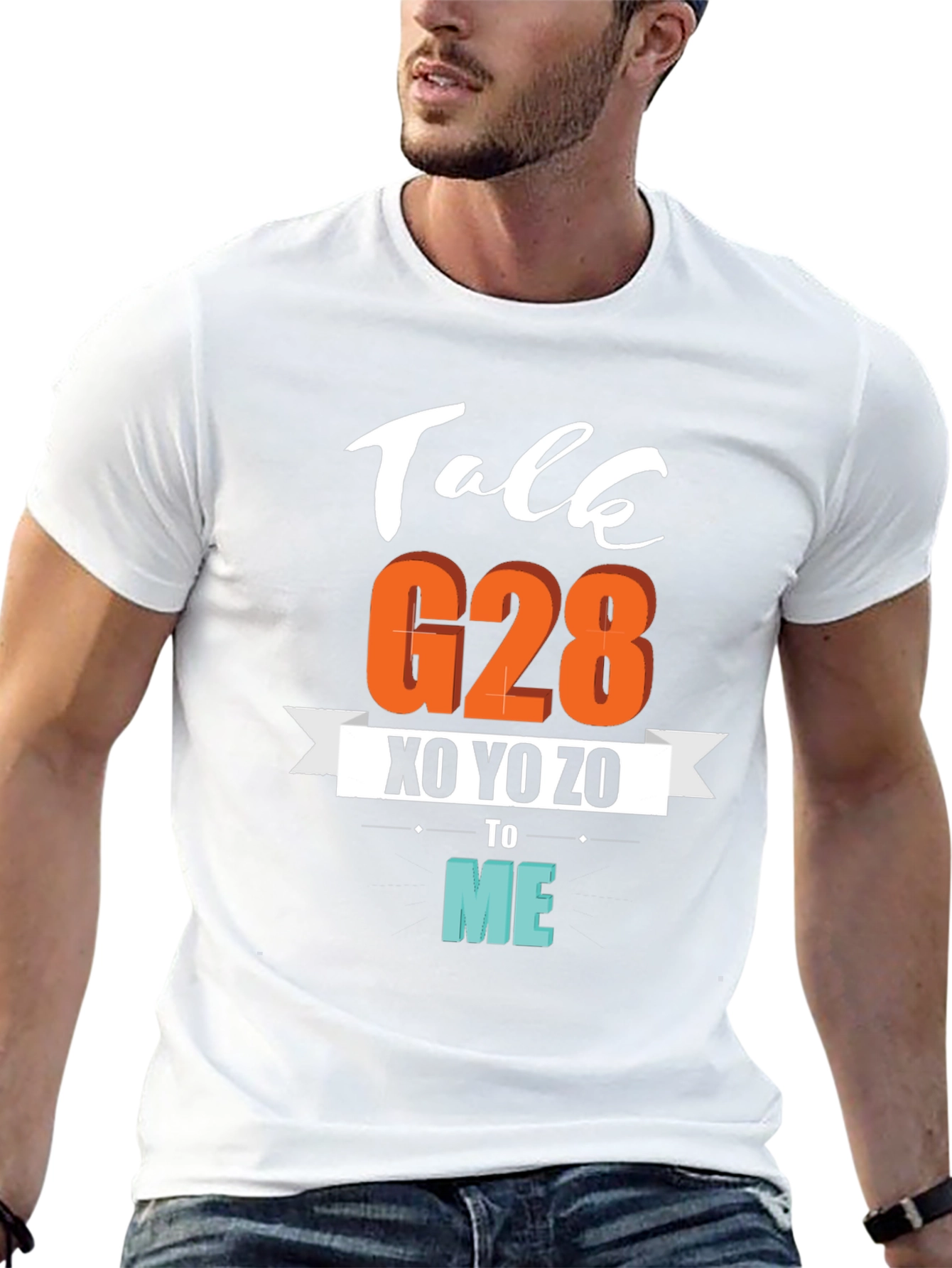 Talk G28 XO YO ZO to Me Graphic T-Shirt