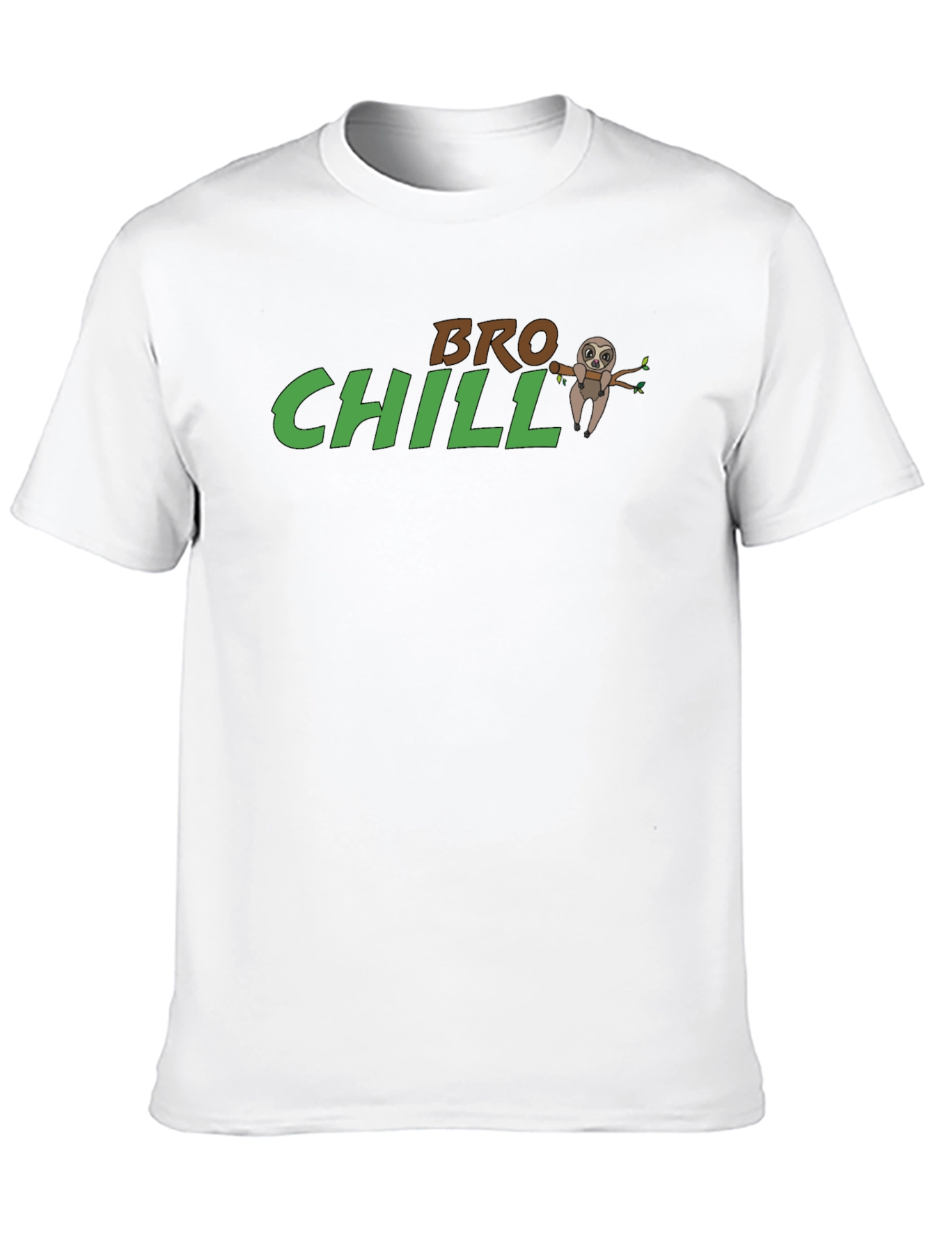 Bro Chill Sloth T-Shirt - Relaxed Casual Wear