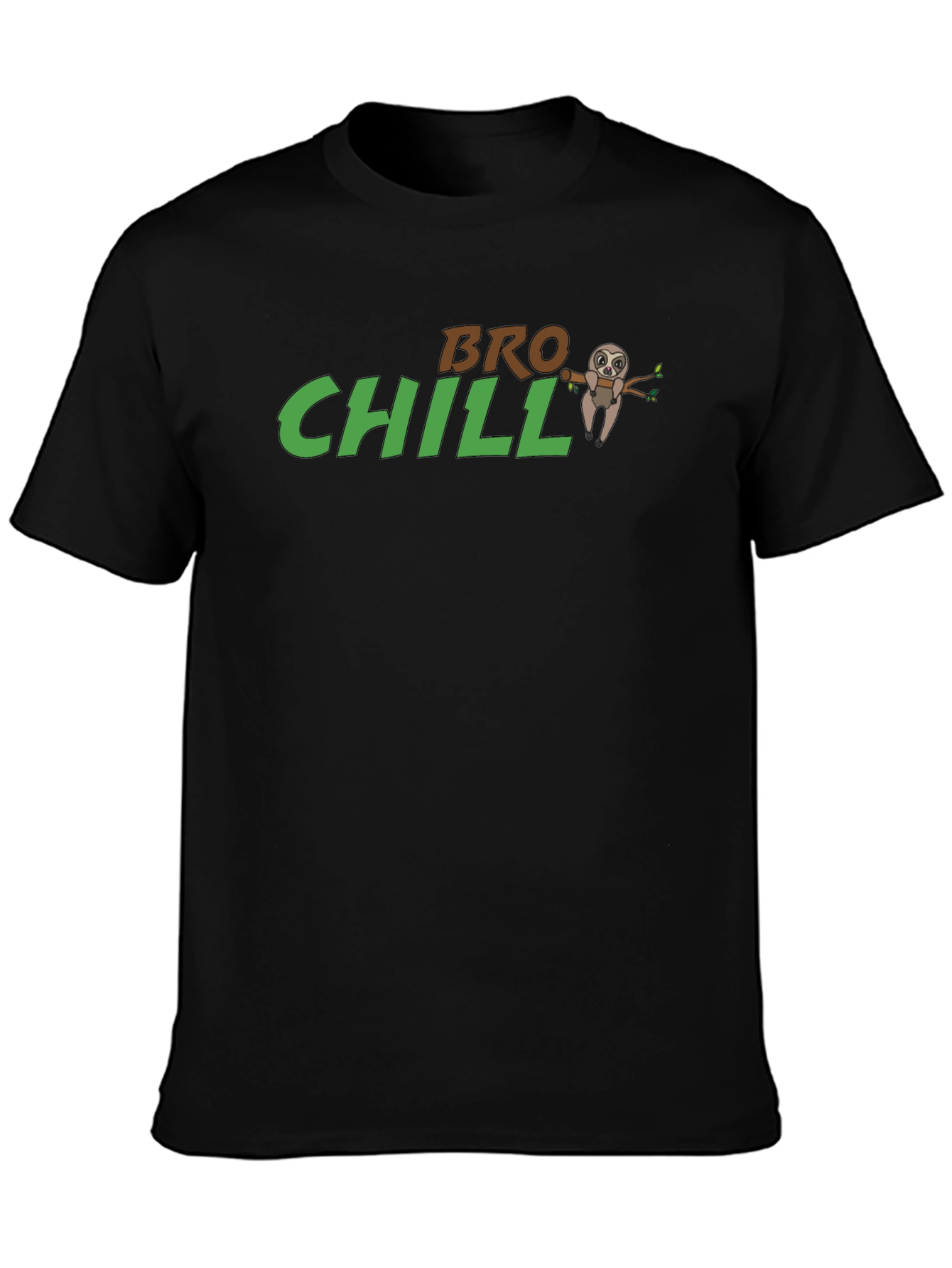 Bro Chill Sloth T-Shirt - Relaxed Casual Wear