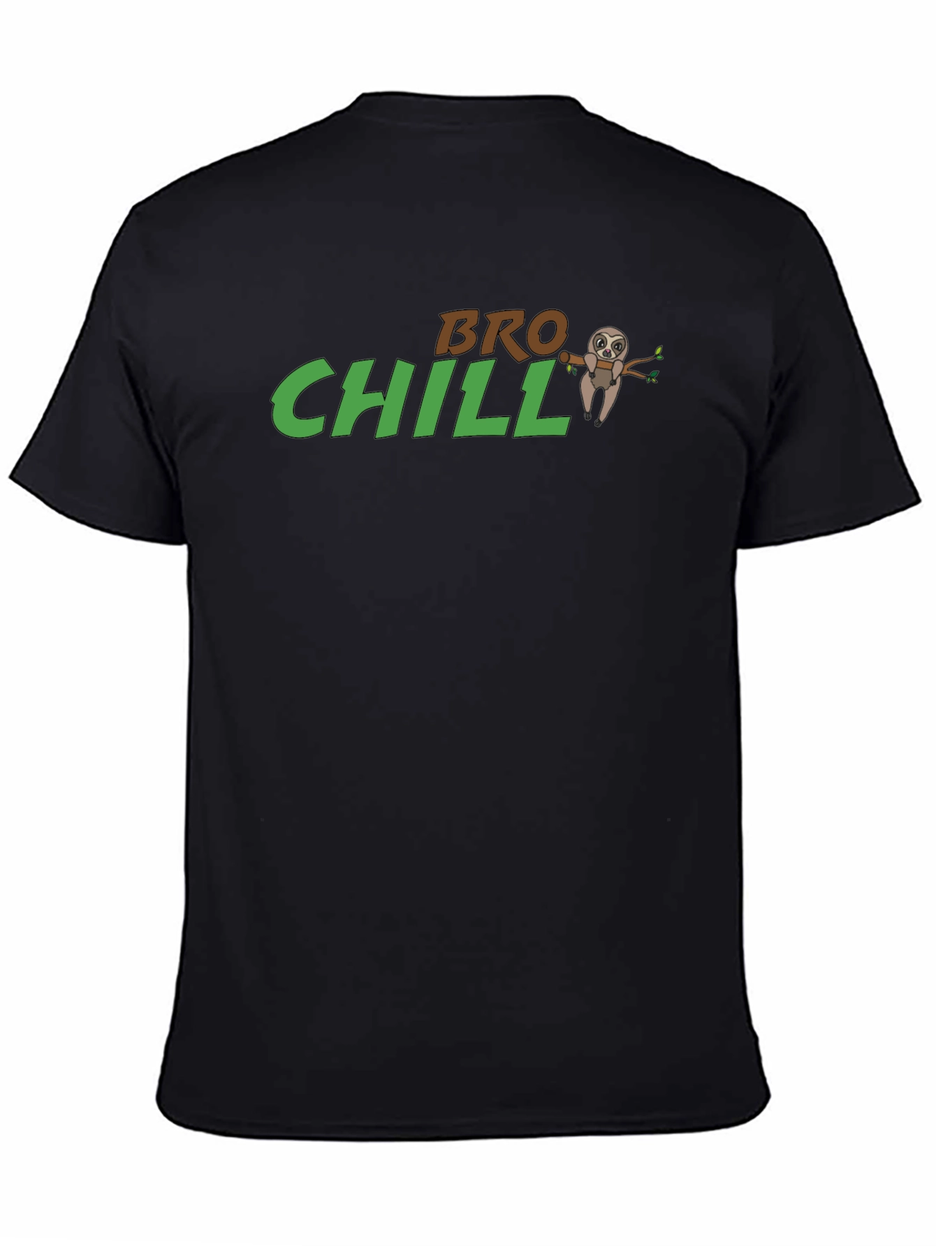 Bro Chill Sloth T-Shirt - Relaxed Casual Wear