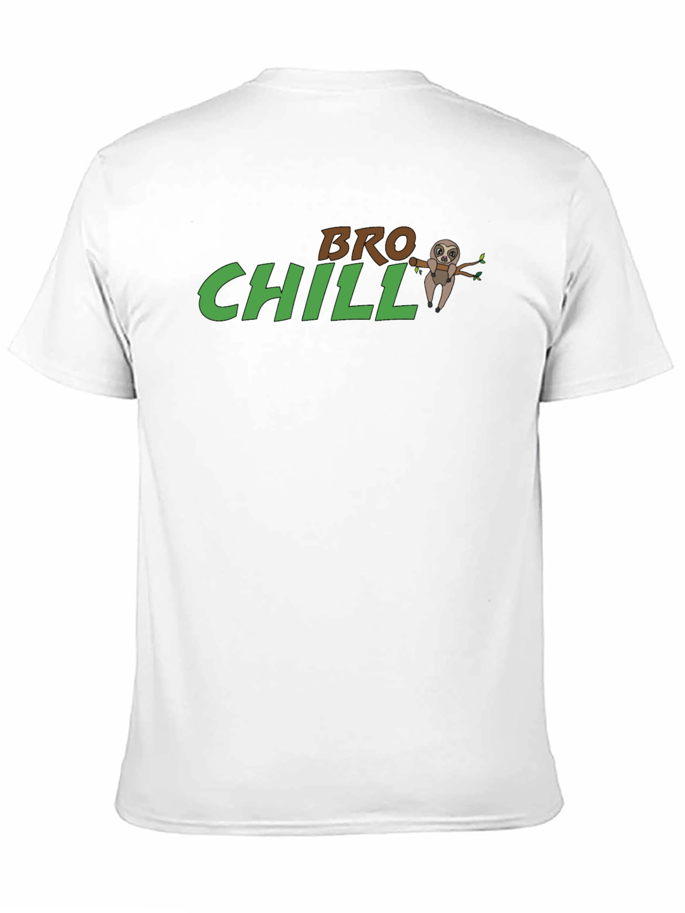 Bro Chill Sloth T-Shirt - Relaxed Casual Wear