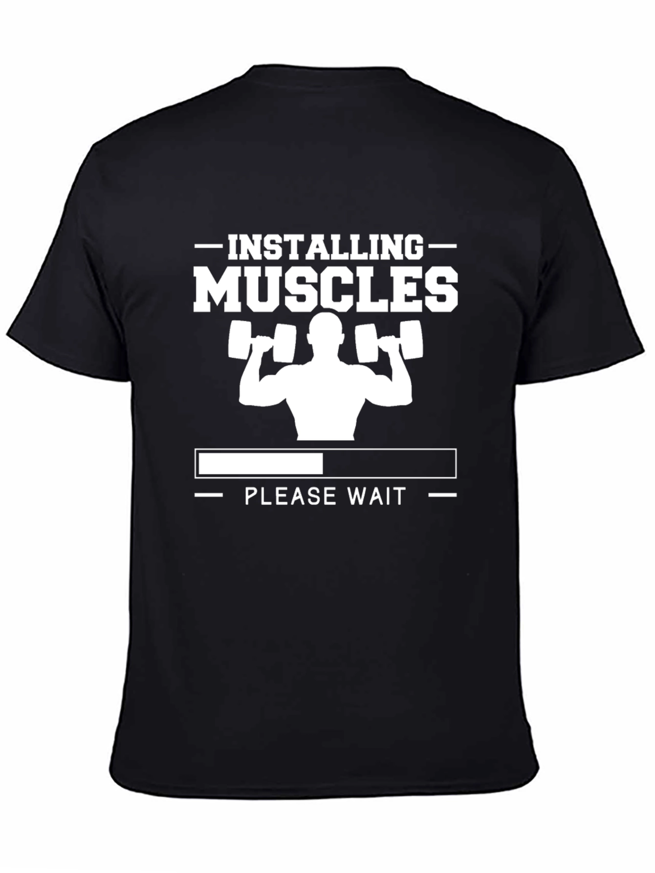 Installing Muscles Funny Gym T-Shirt