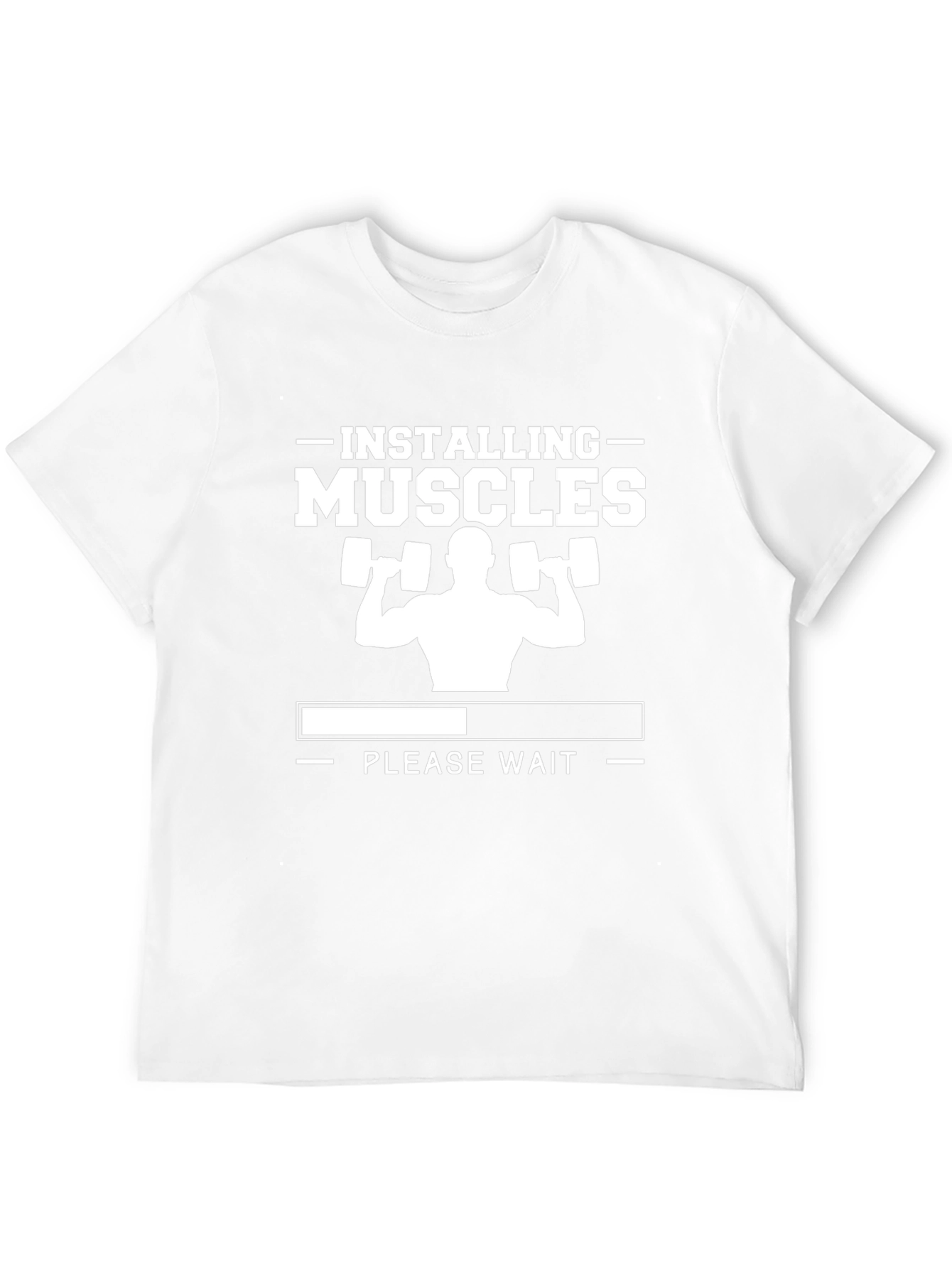 Installing Muscles Funny Gym T-Shirt